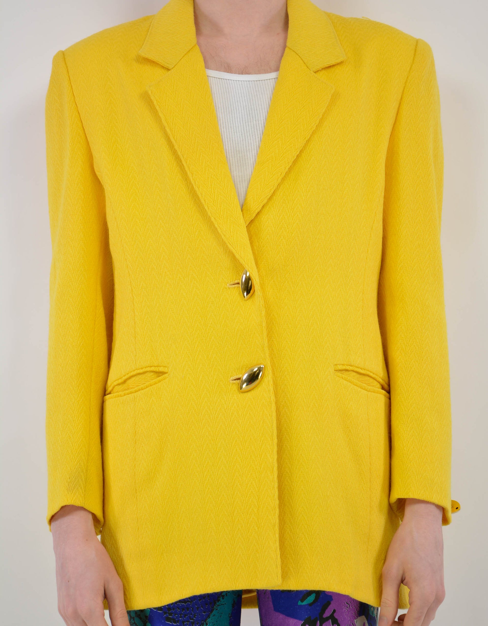 Yellow suit jacket - PICKNWEIGHT - VINTAGE KILO STORE