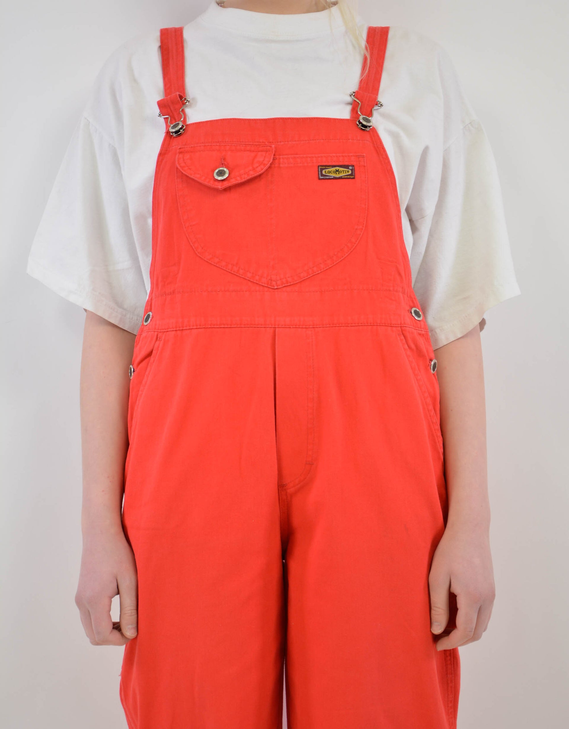 Red dungaree - PICKNWEIGHT - VINTAGE KILO STORE