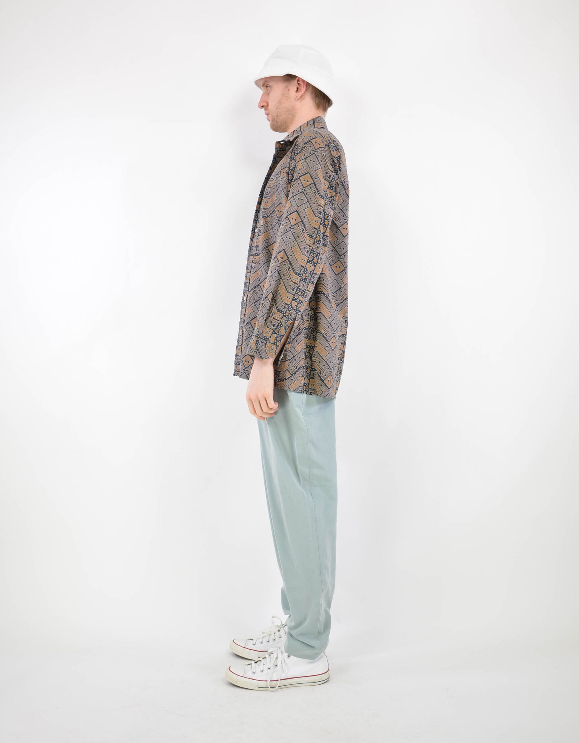 90s print shirt - PICKNWEIGHT - VINTAGE KILO STORE