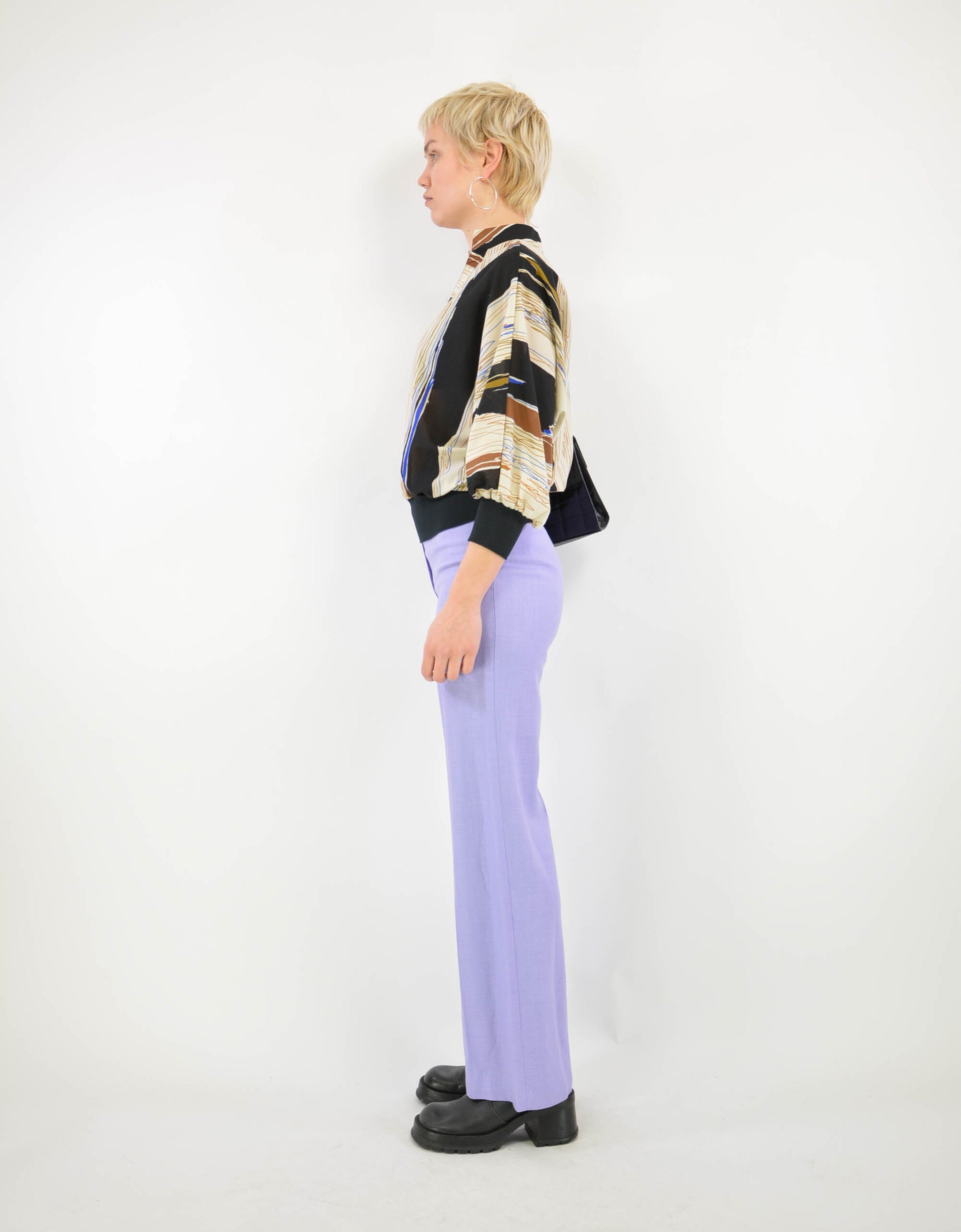 70s print blouse - PICKNWEIGHT - VINTAGE KILO STORE