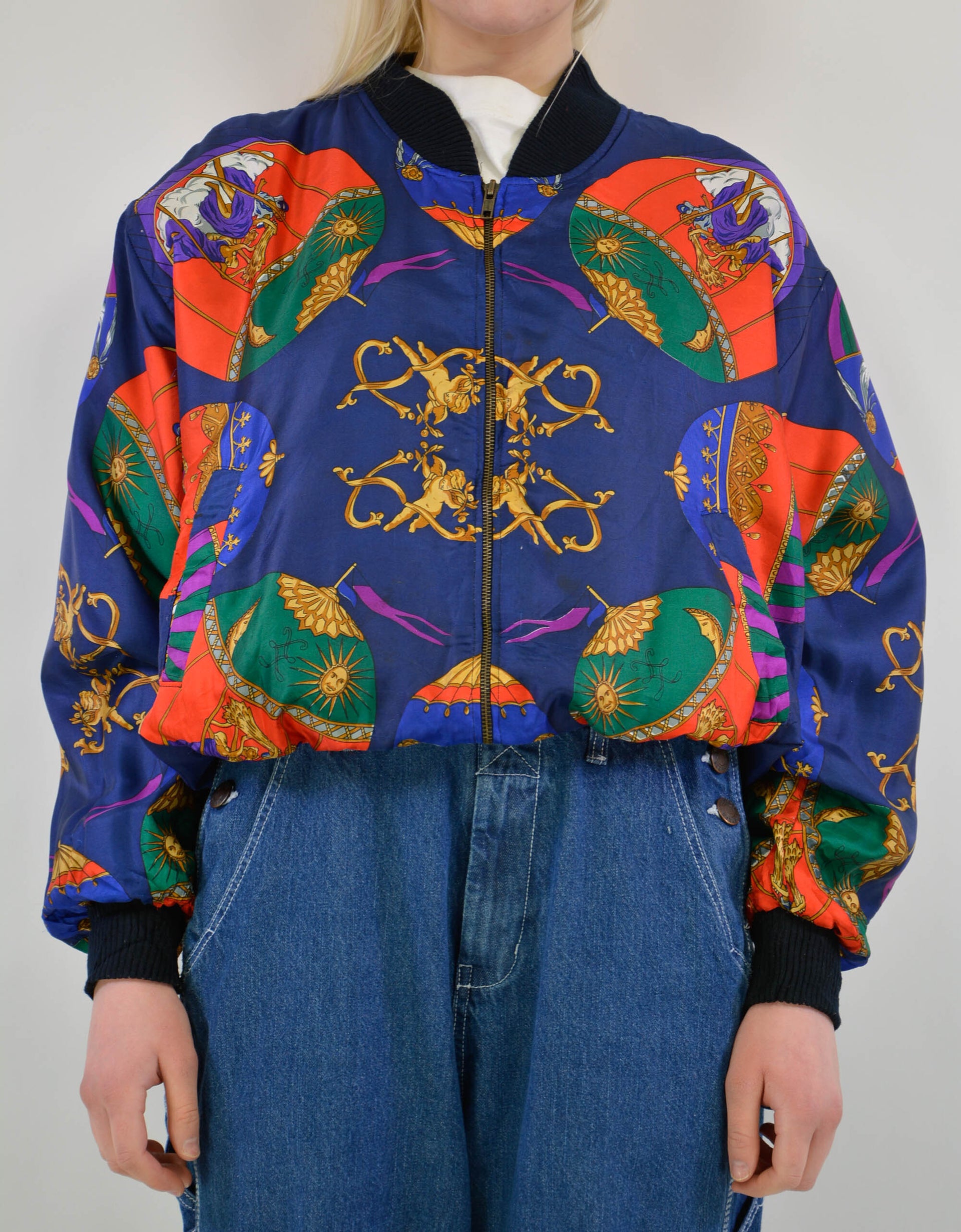 Baroque print jacket - PICKNWEIGHT - VINTAGE KILO STORE