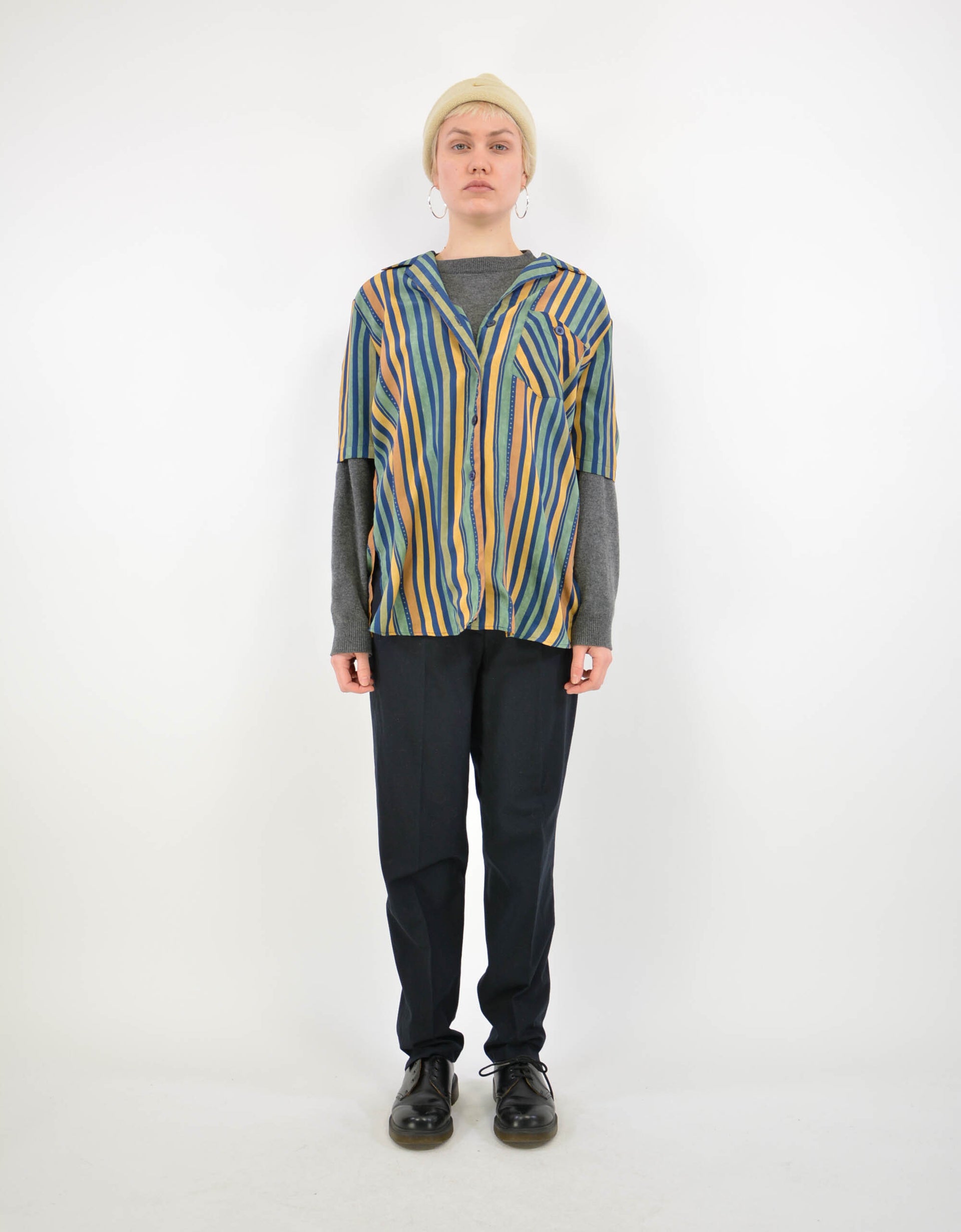 Striped blouse - PICKNWEIGHT - VINTAGE KILO STORE