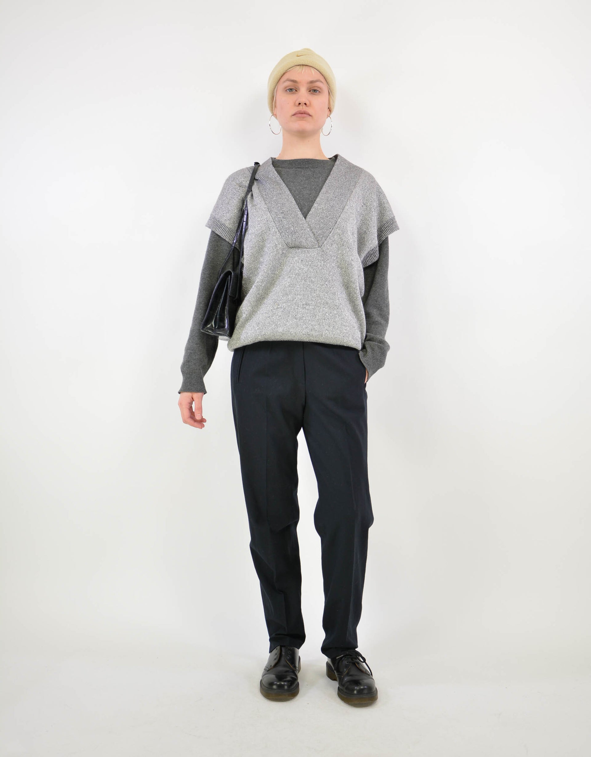 Lurex knitwear top - PICKNWEIGHT - VINTAGE KILO STORE