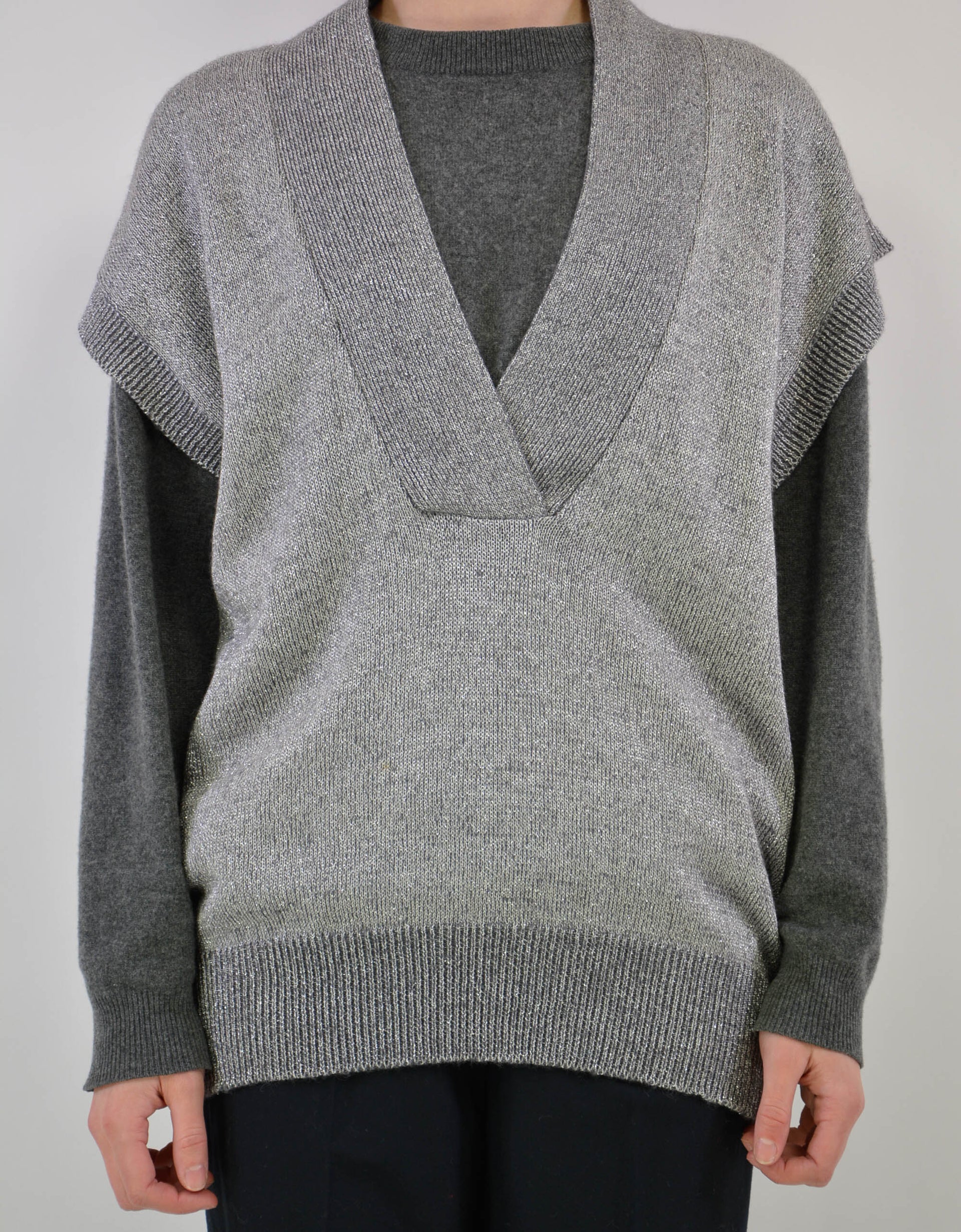 Lurex knitwear top - PICKNWEIGHT - VINTAGE KILO STORE