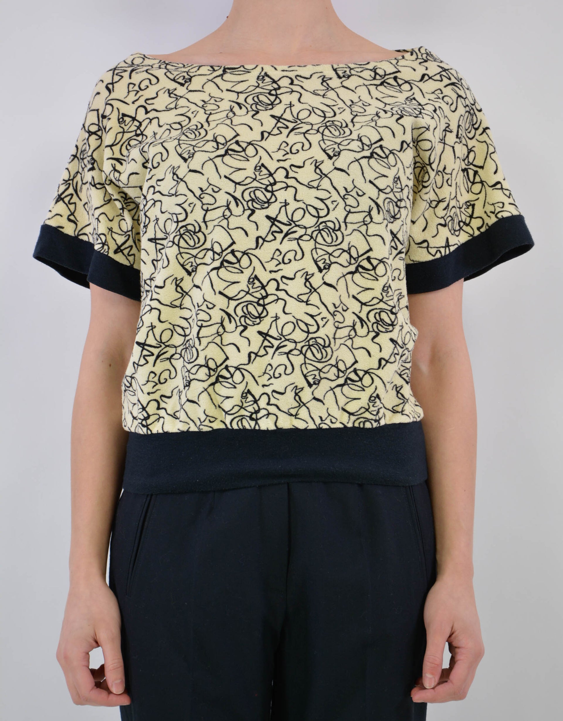 90s print blouse - PICKNWEIGHT - VINTAGE KILO STORE
