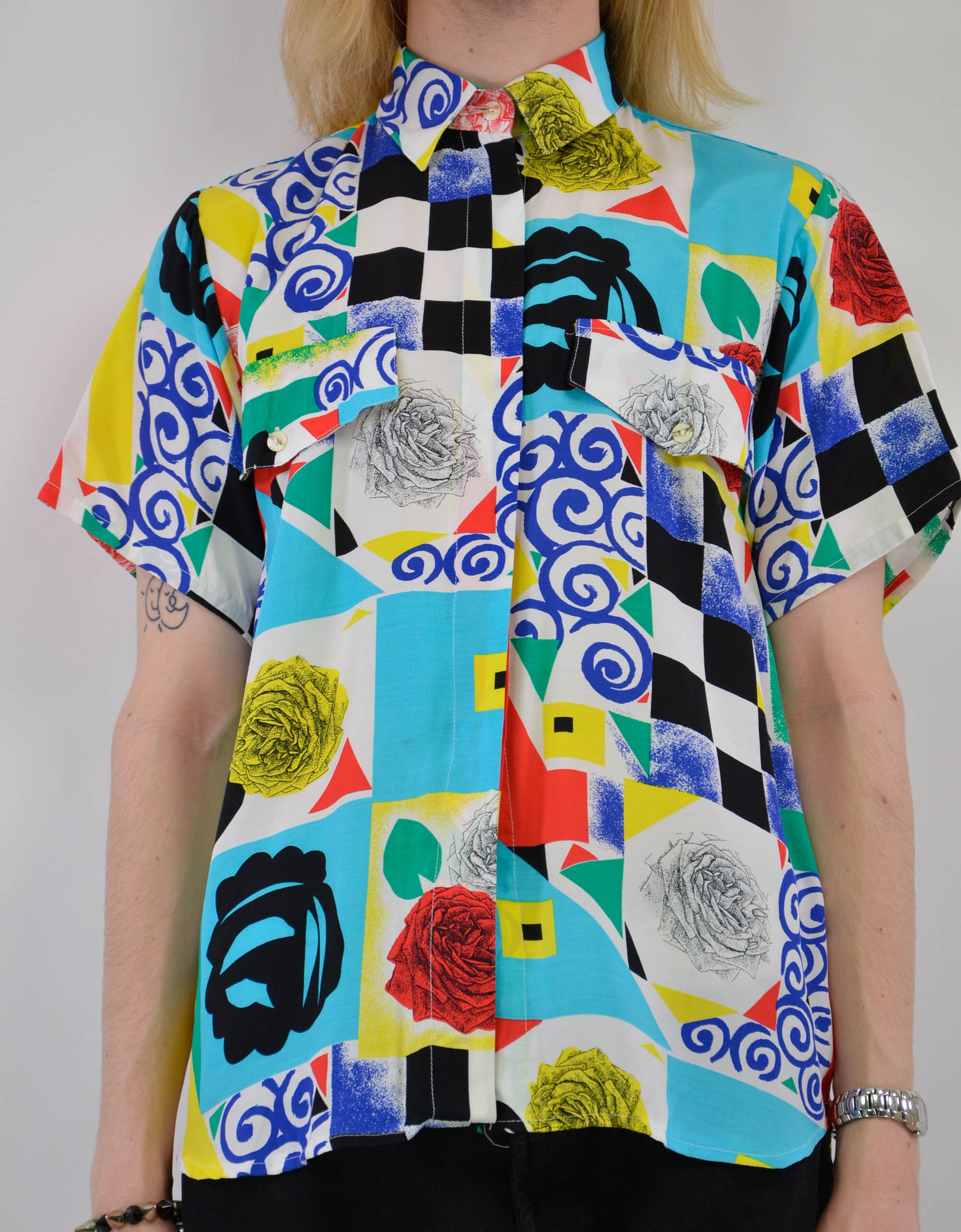 80s silk blouse - PICKNWEIGHT - VINTAGE KILO STORE