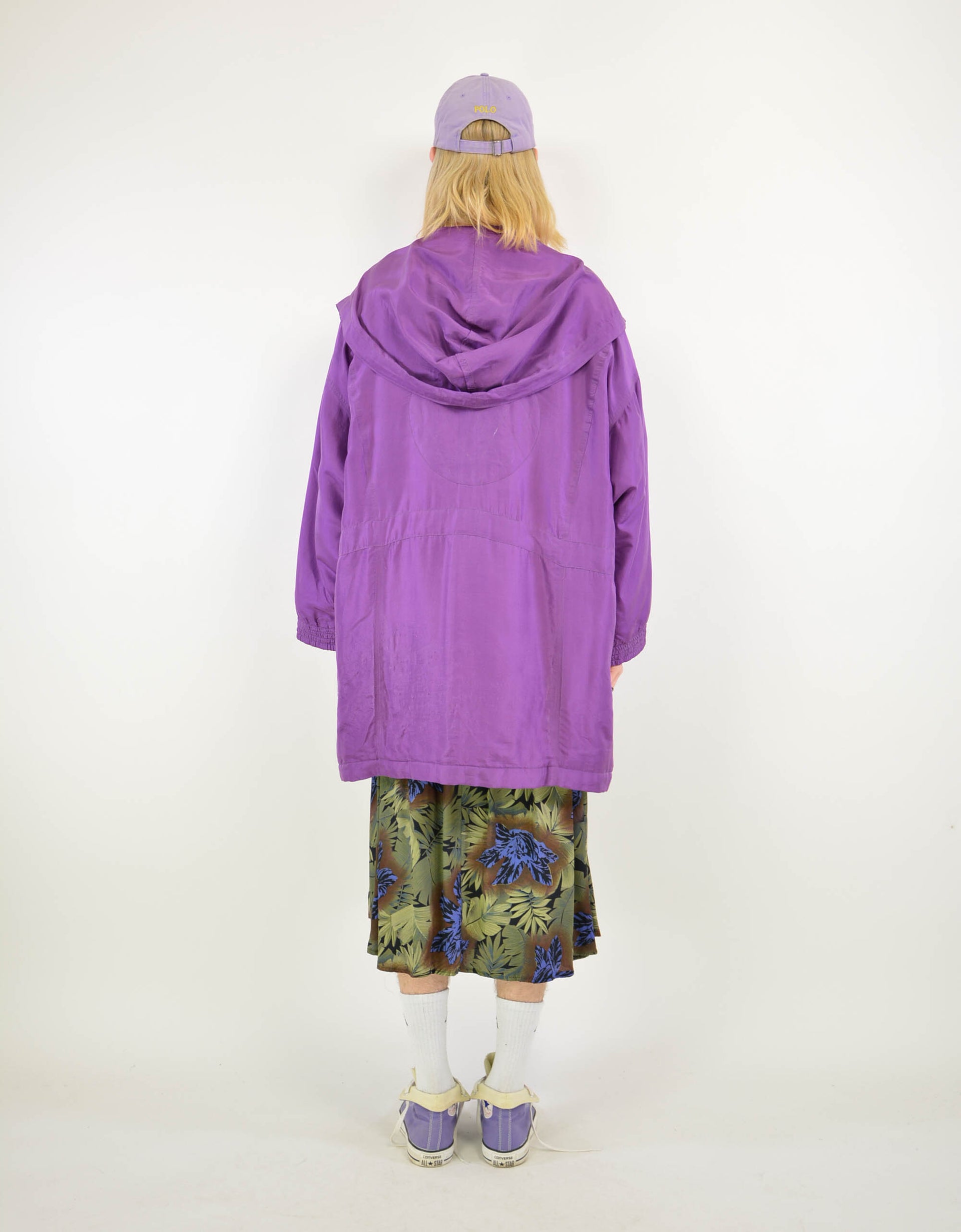 Purple silk jacket - PICKNWEIGHT - VINTAGE KILO STORE