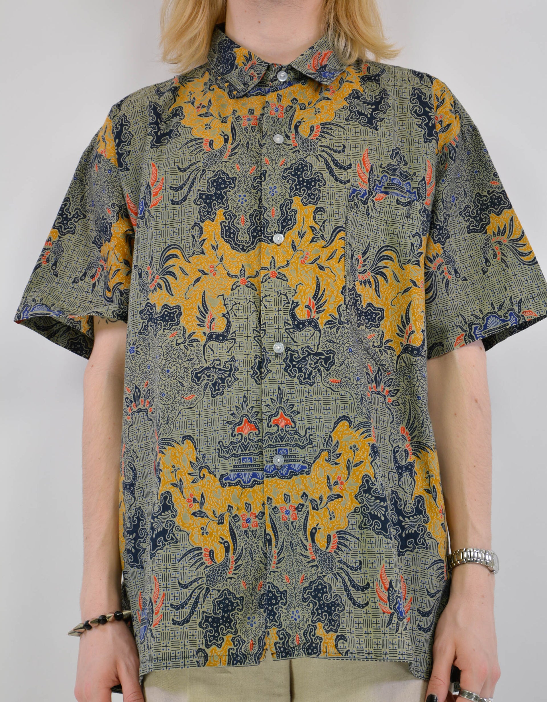Ethno print shirt - PICKNWEIGHT - VINTAGE KILO STORE