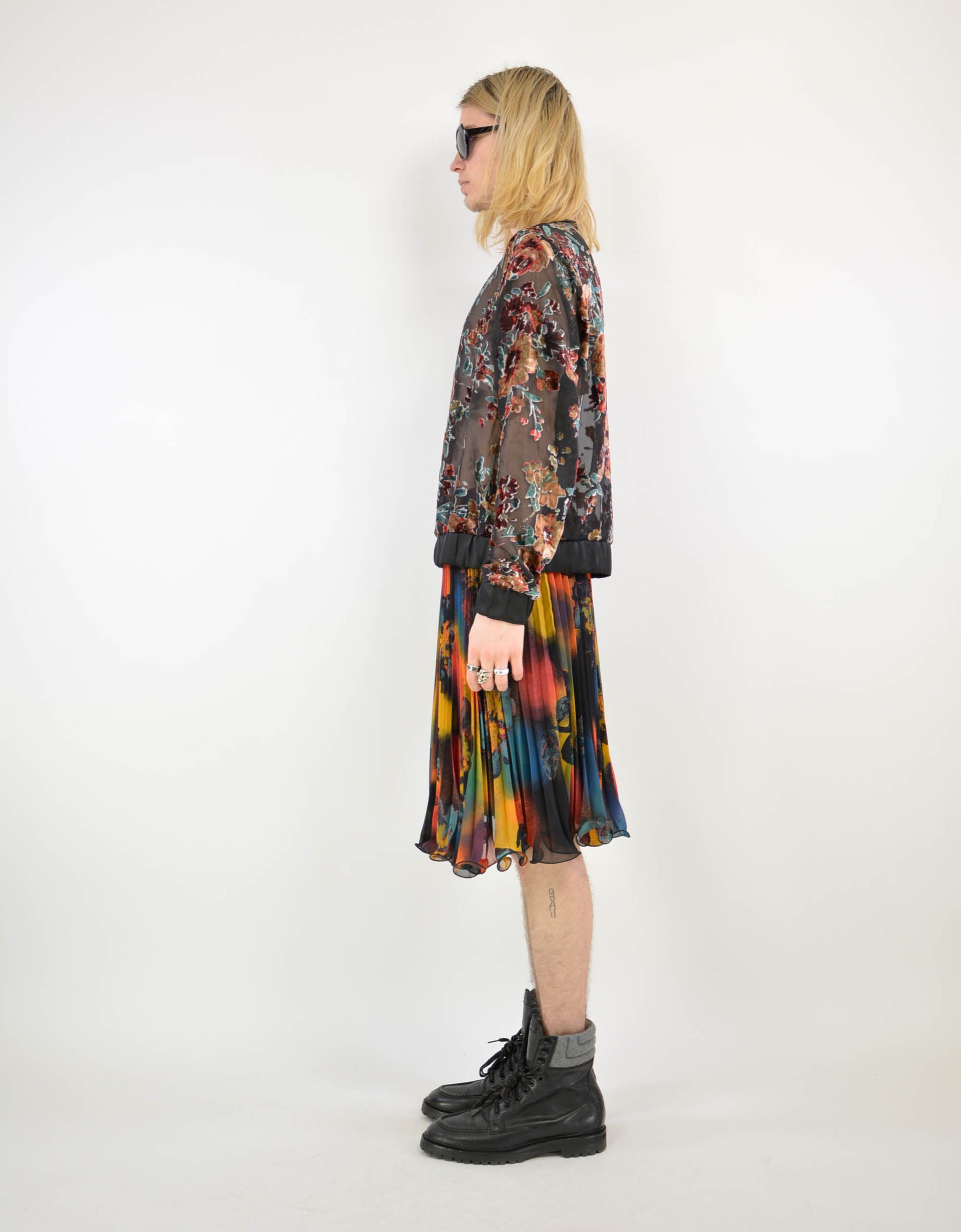 Transparent flower jacket - PICKNWEIGHT - VINTAGE KILO STORE