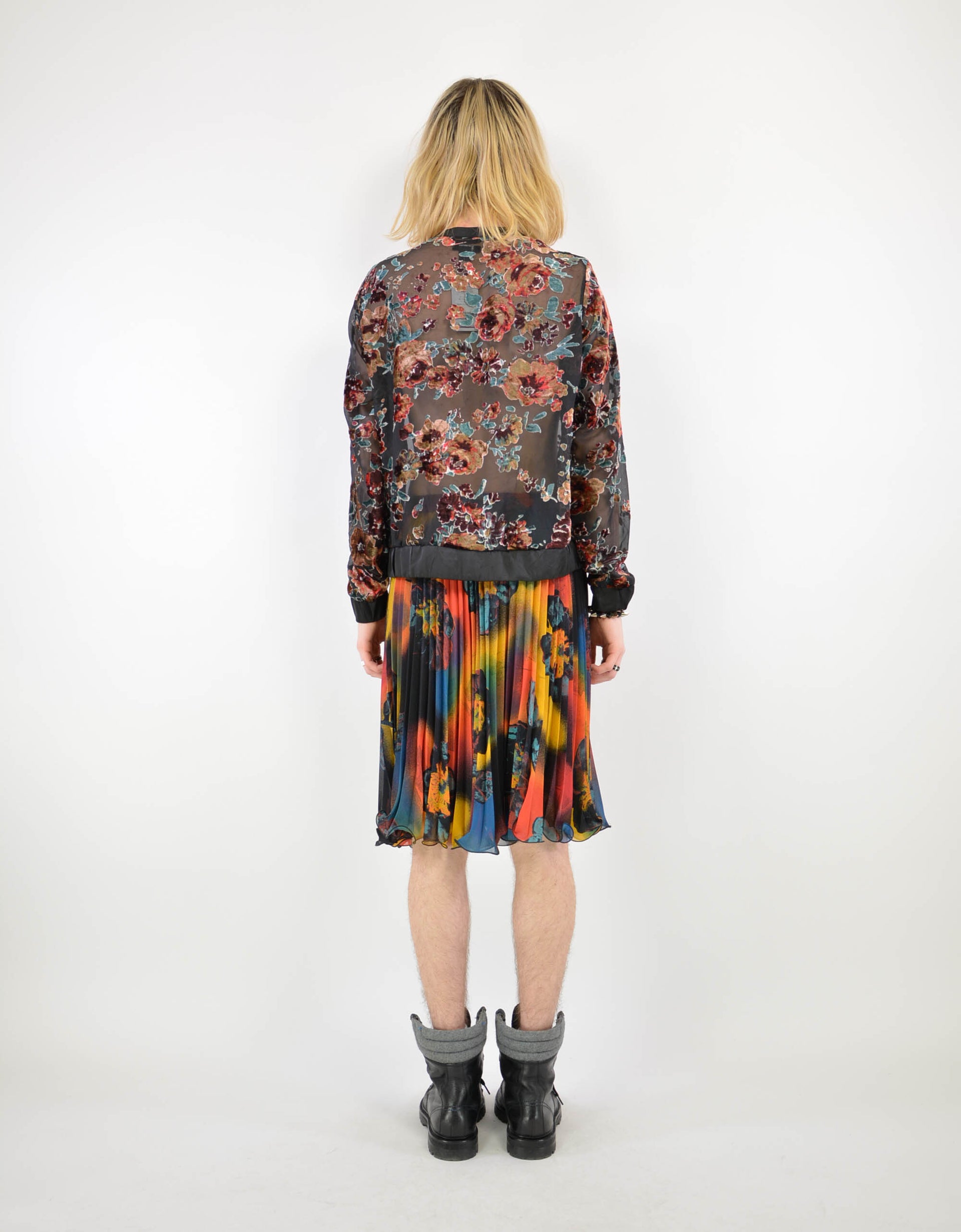 Transparent flower jacket - PICKNWEIGHT - VINTAGE KILO STORE