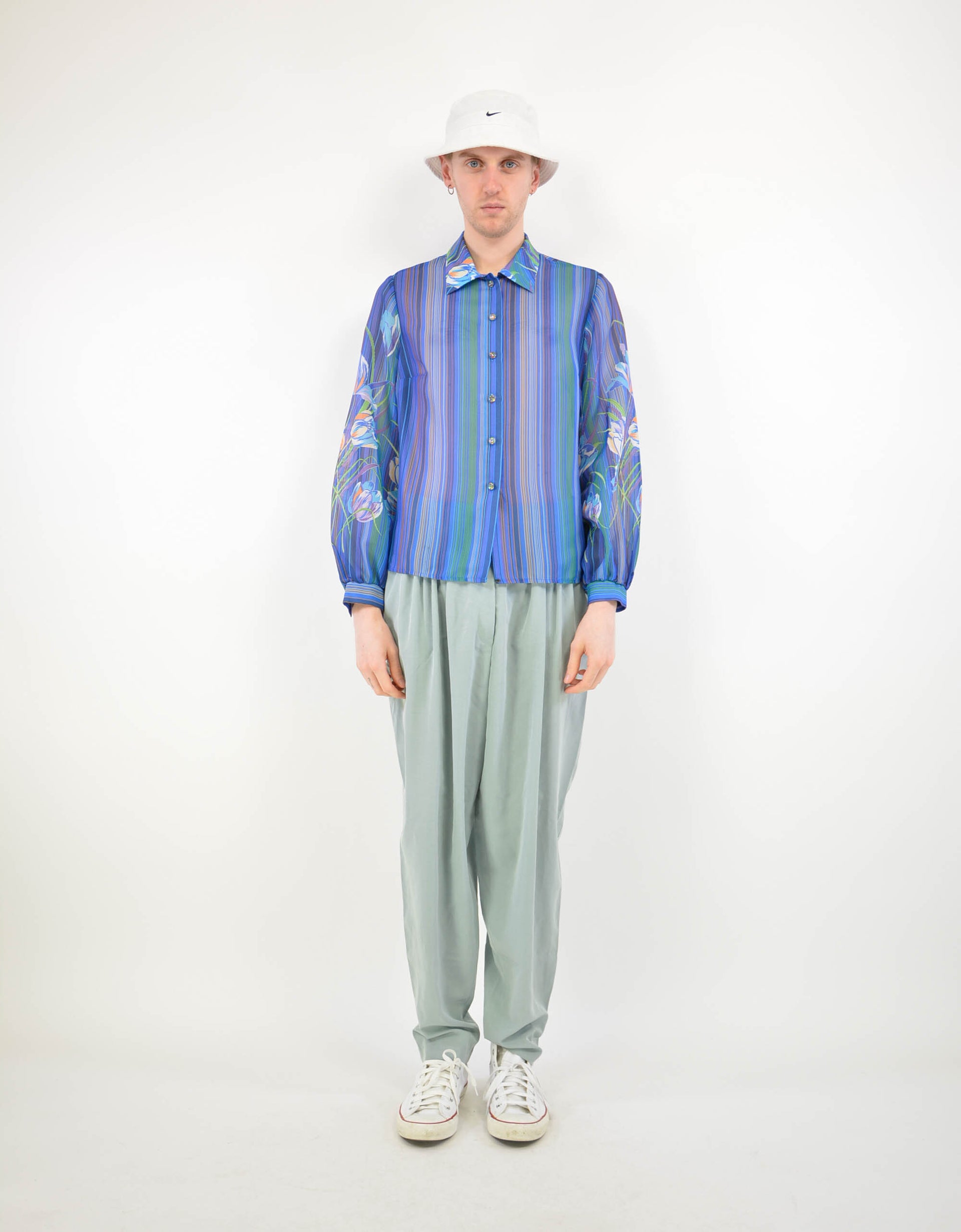 80s print blouse - PICKNWEIGHT - VINTAGE KILO STORE
