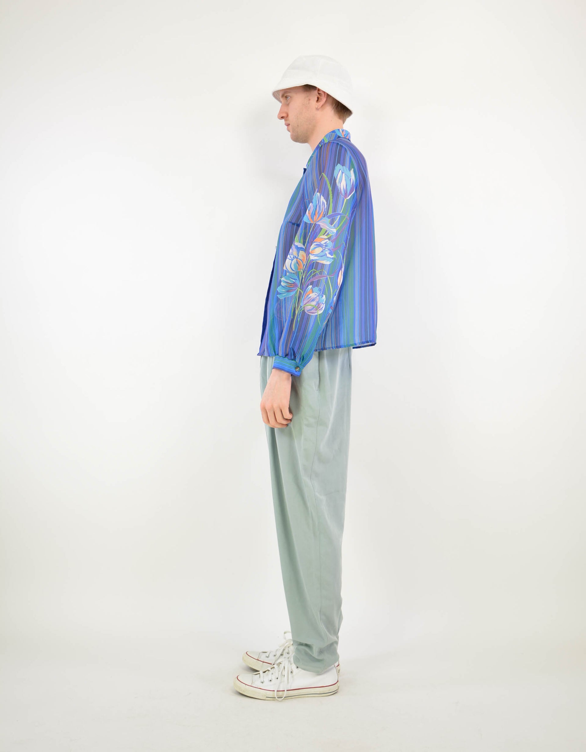 80s print blouse - PICKNWEIGHT - VINTAGE KILO STORE