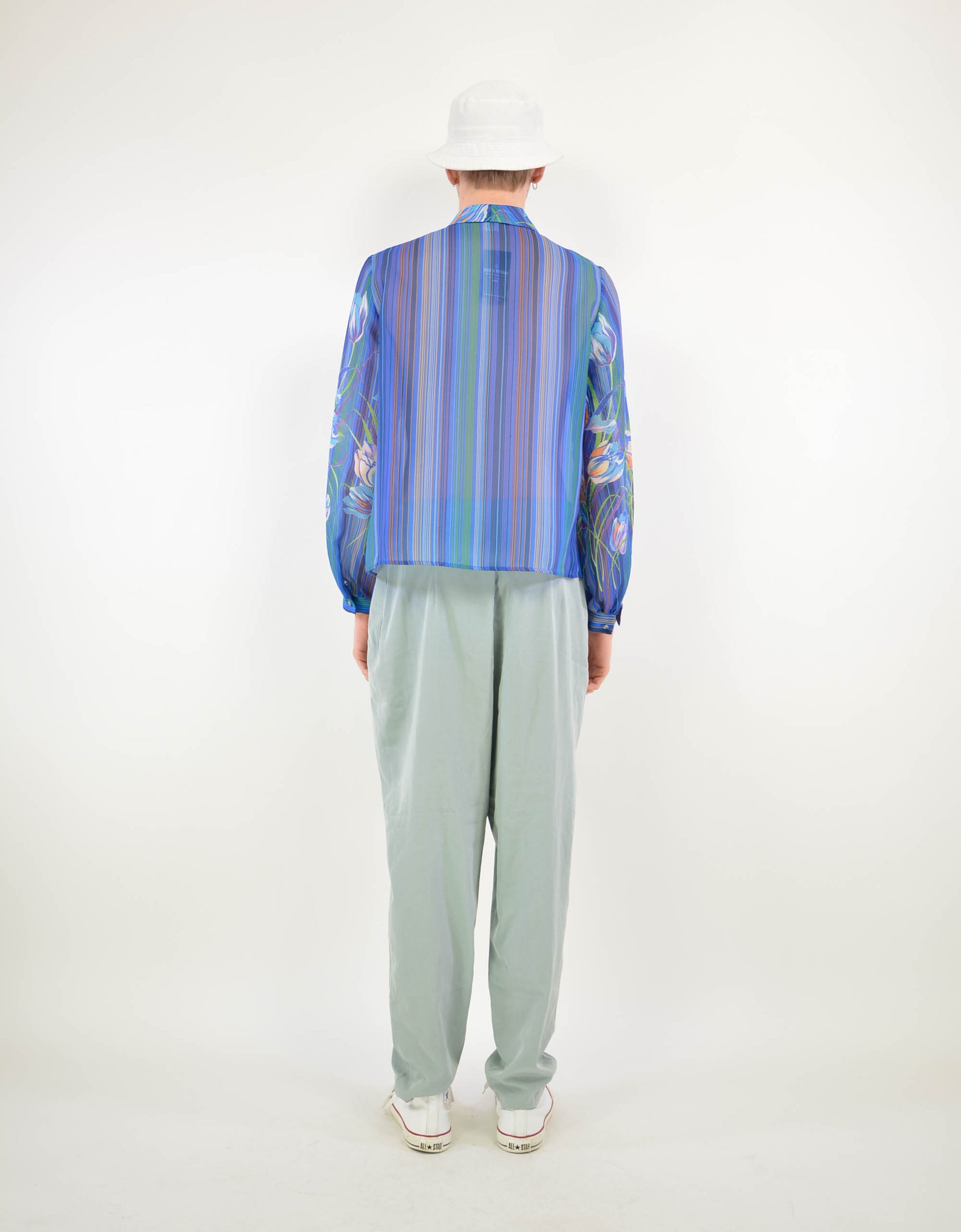 80s print blouse - PICKNWEIGHT - VINTAGE KILO STORE