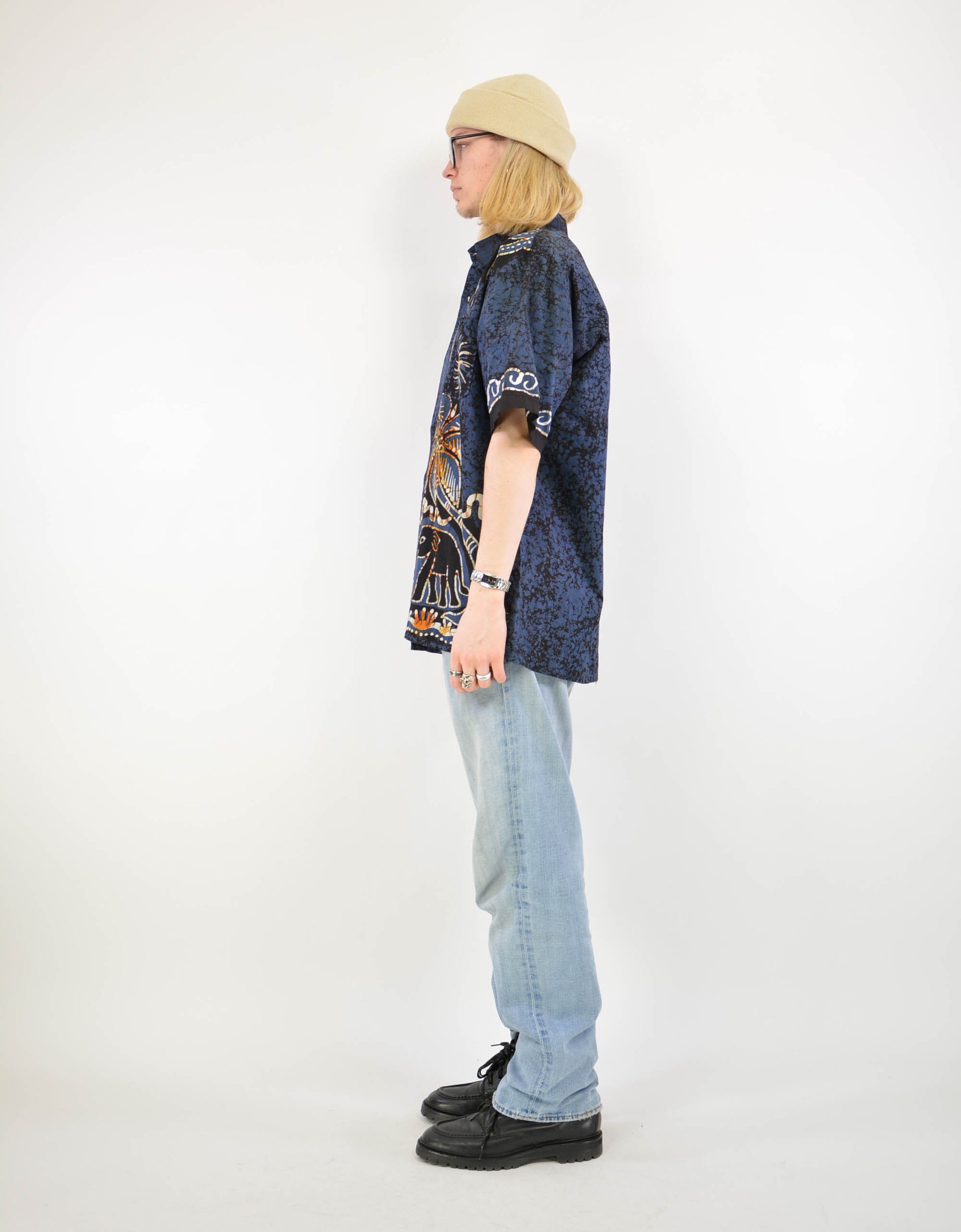 Ethno print shirt - PICKNWEIGHT - VINTAGE KILO STORE