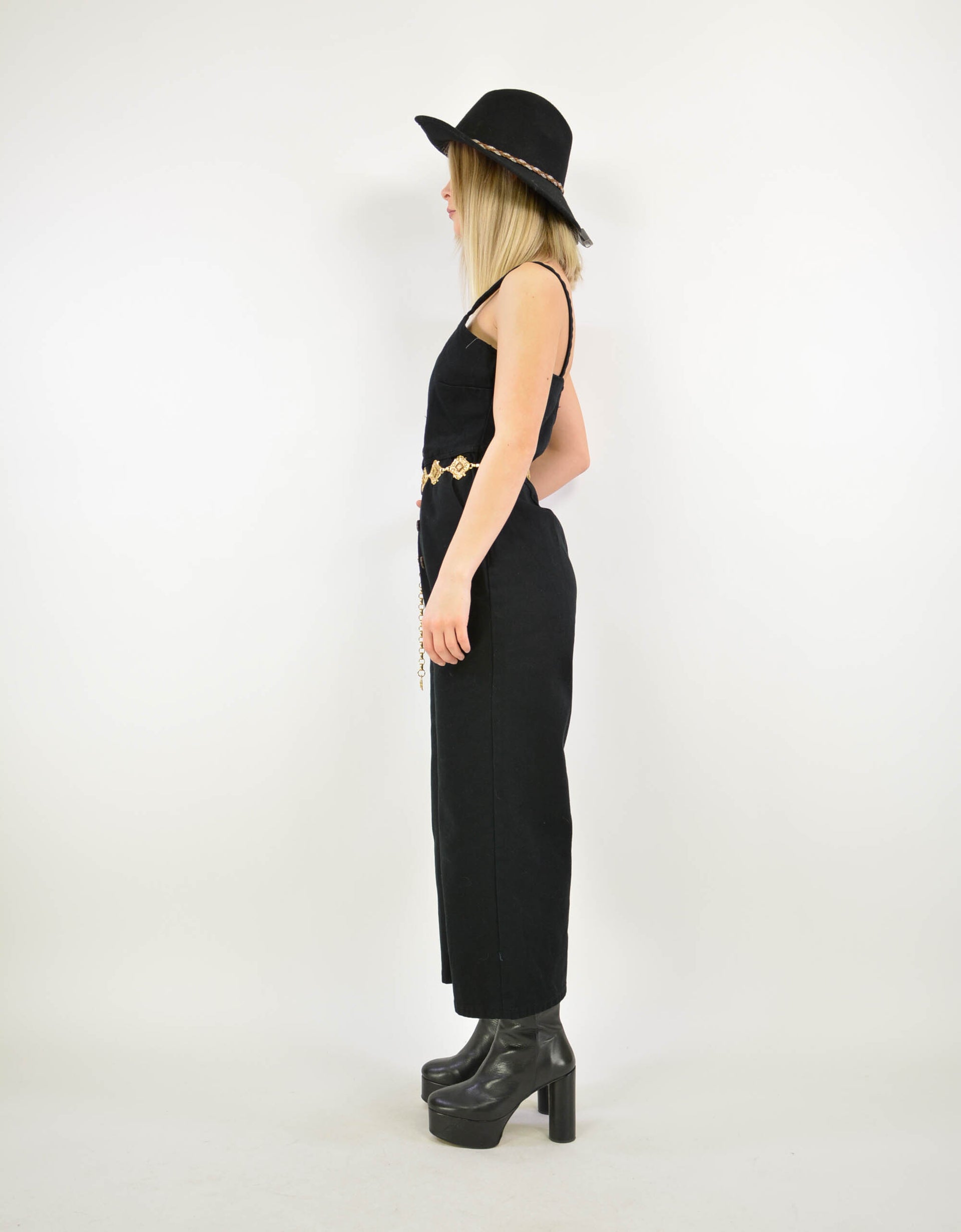 Black jumpsuit - PICKNWEIGHT - VINTAGE KILO STORE