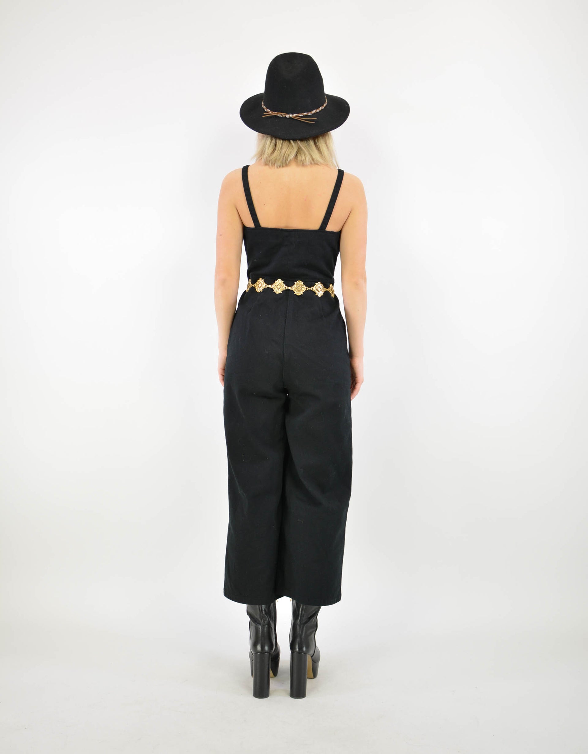 Black jumpsuit - PICKNWEIGHT - VINTAGE KILO STORE