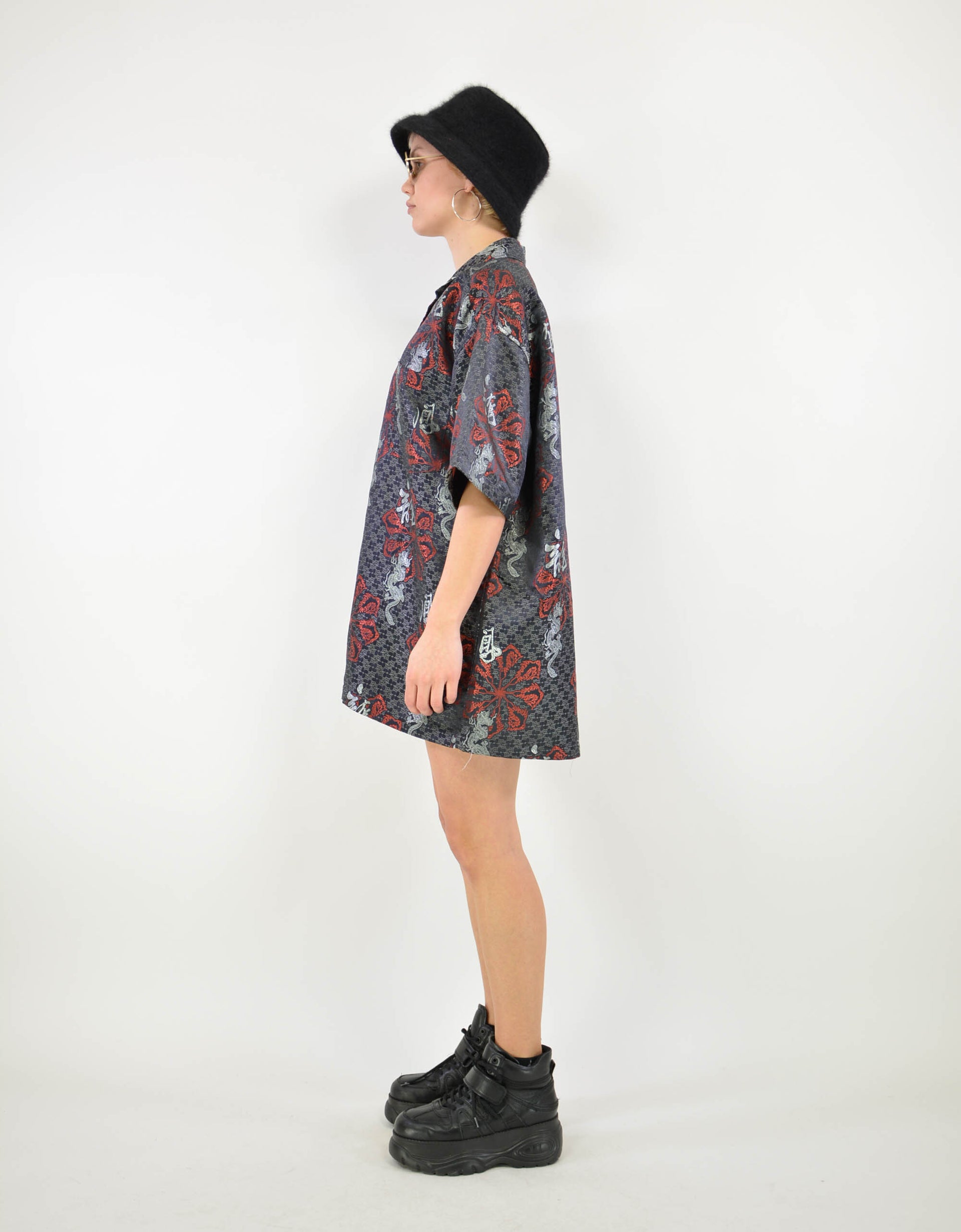 Japanese 00s print shirt - PICKNWEIGHT - VINTAGE KILO STORE
