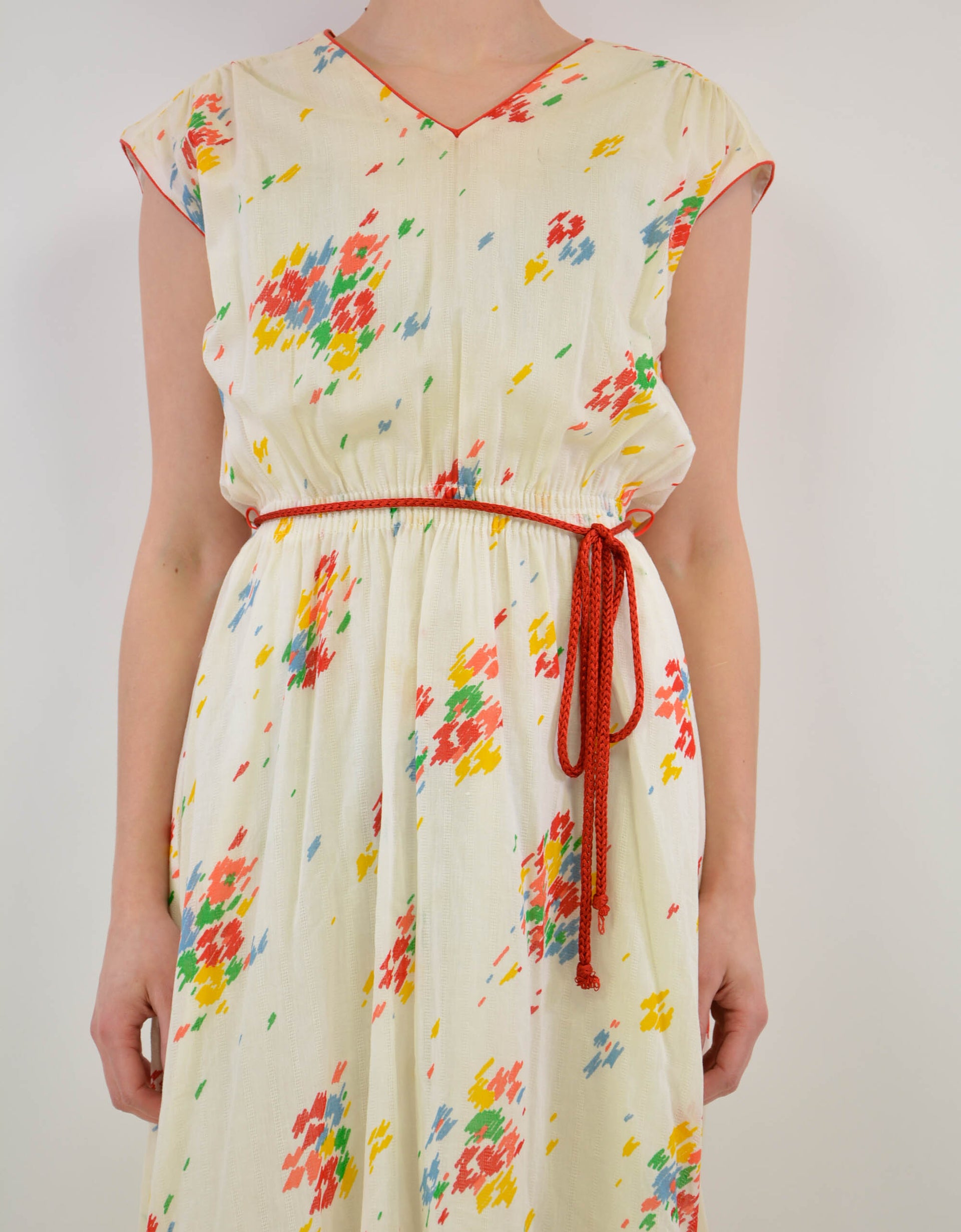 80s print dress - PICKNWEIGHT - VINTAGE KILO STORE