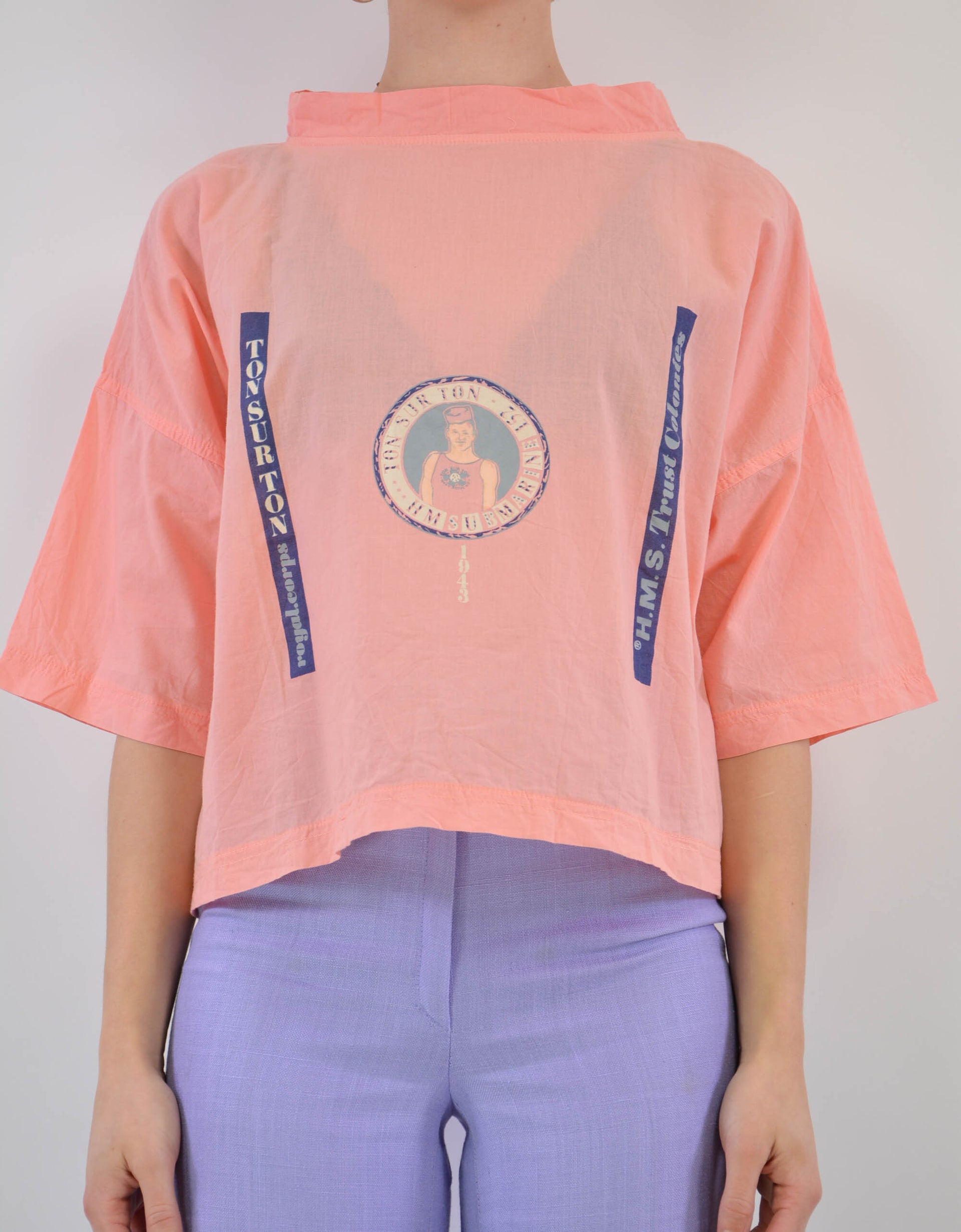 80s print blouse - PICKNWEIGHT - VINTAGE KILO STORE
