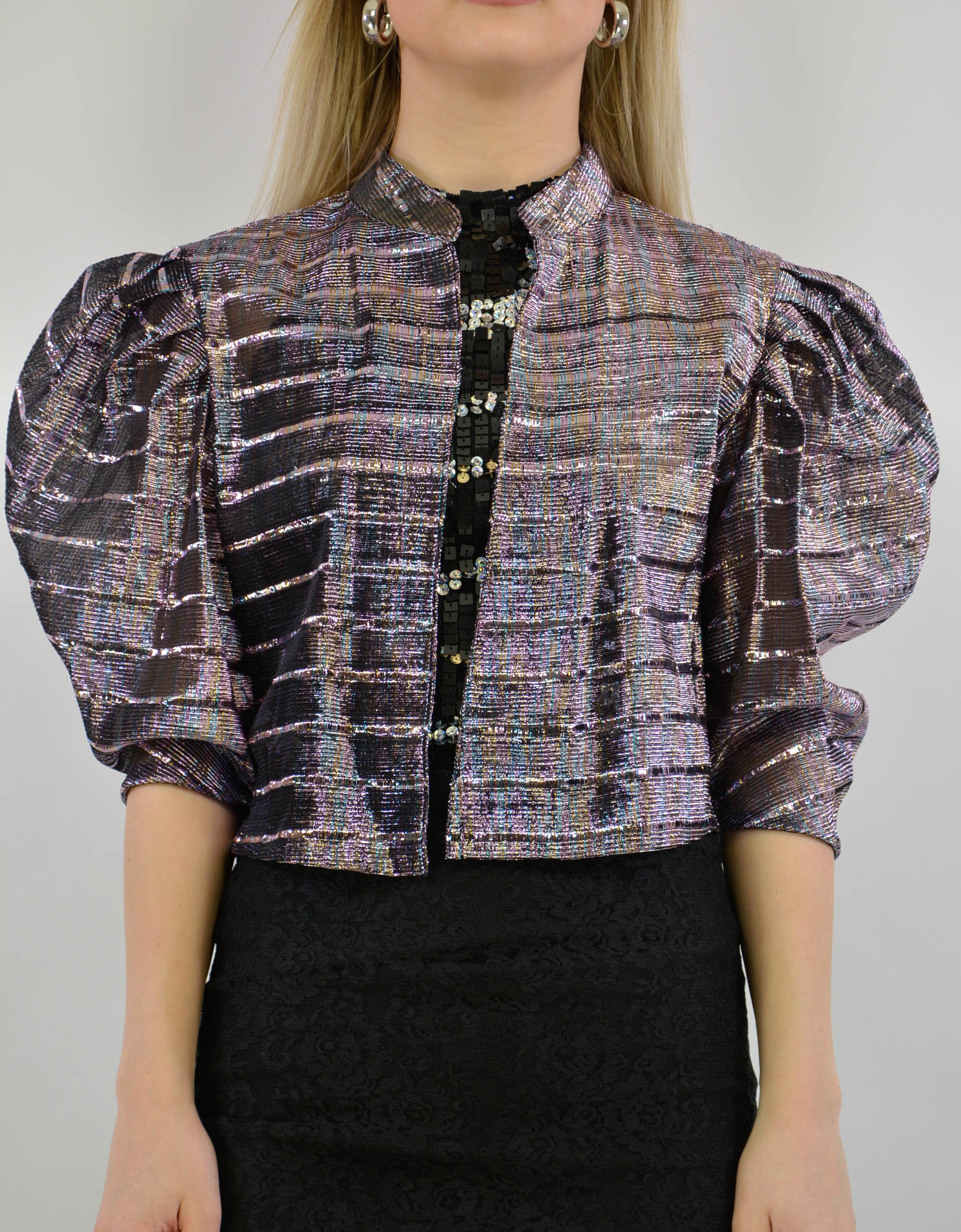 80s lurex jacket - PICKNWEIGHT - VINTAGE KILO STORE