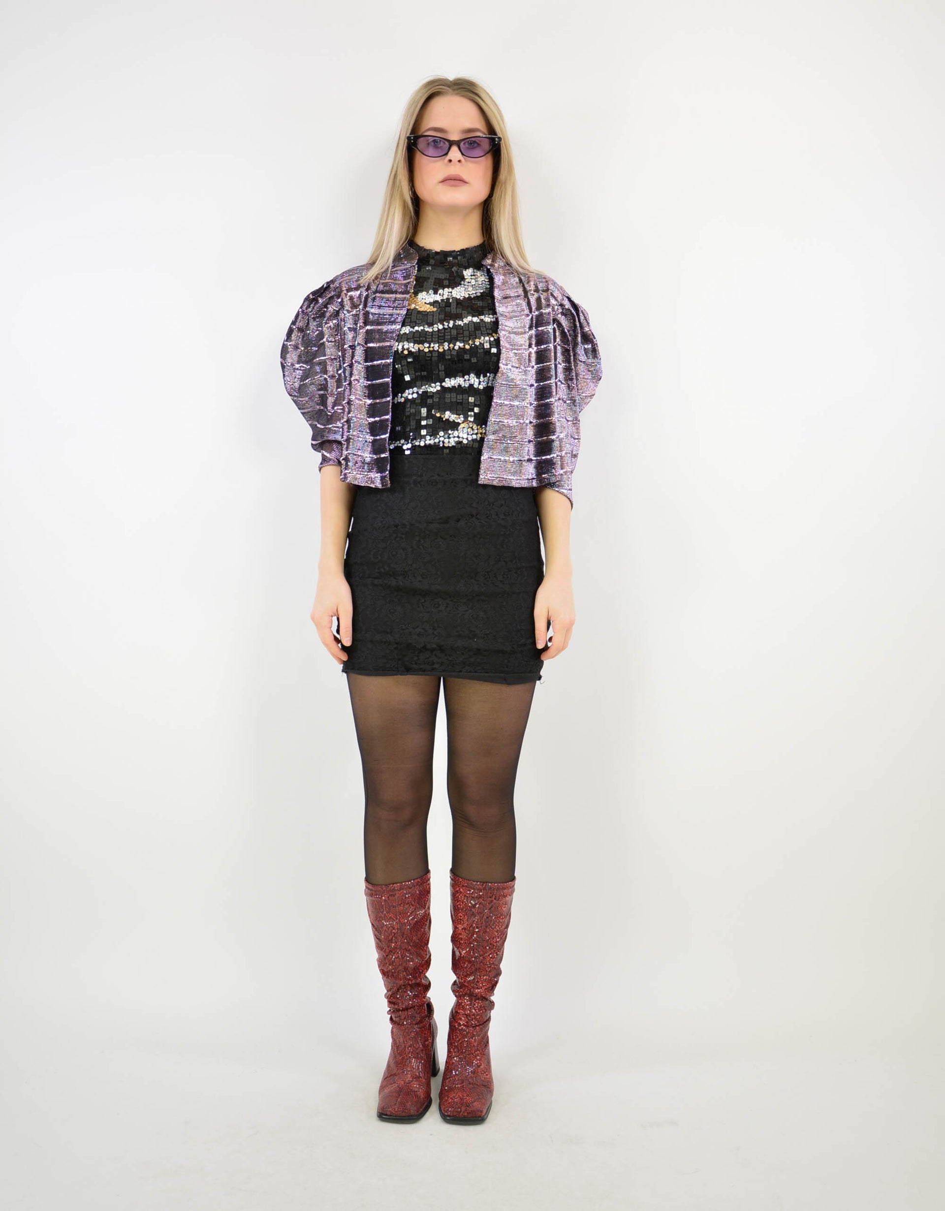 80s lurex jacket - PICKNWEIGHT - VINTAGE KILO STORE