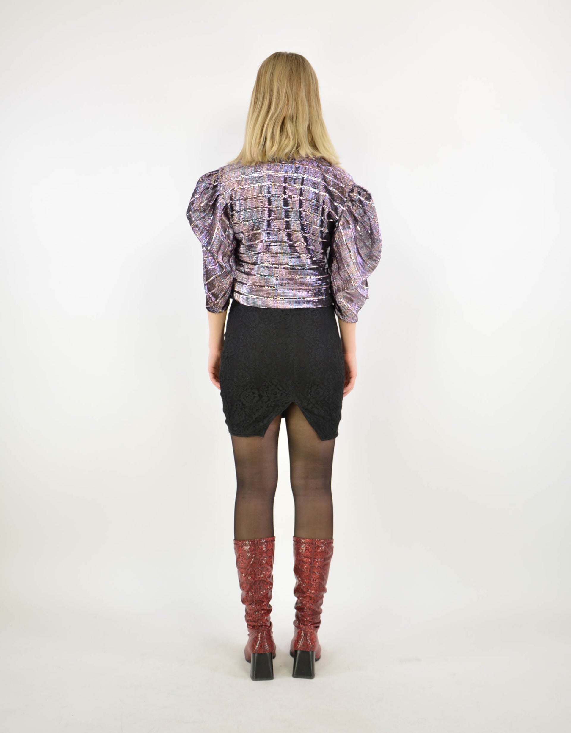 80s lurex jacket - PICKNWEIGHT - VINTAGE KILO STORE