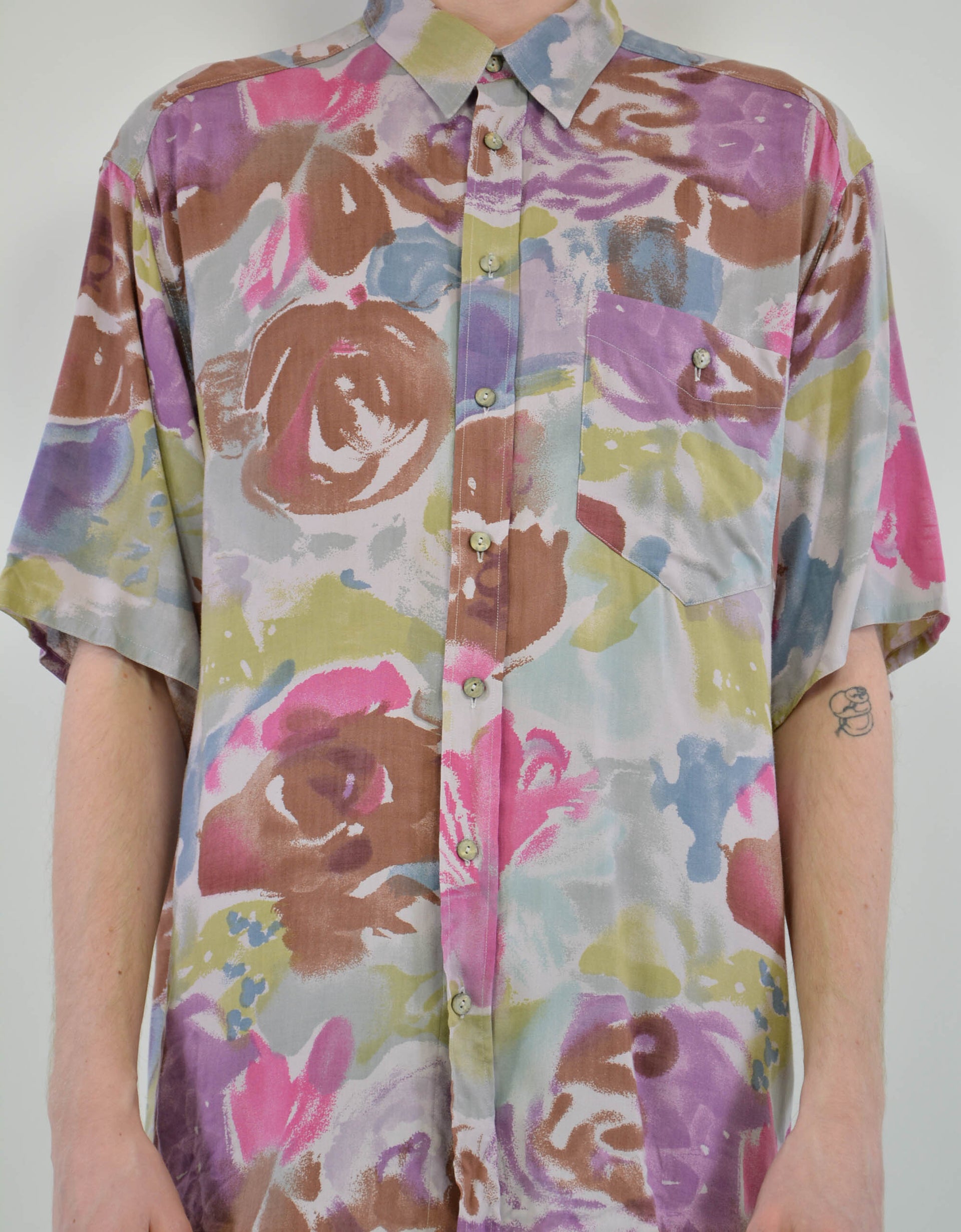 80s print shirt - PICKNWEIGHT - VINTAGE KILO STORE