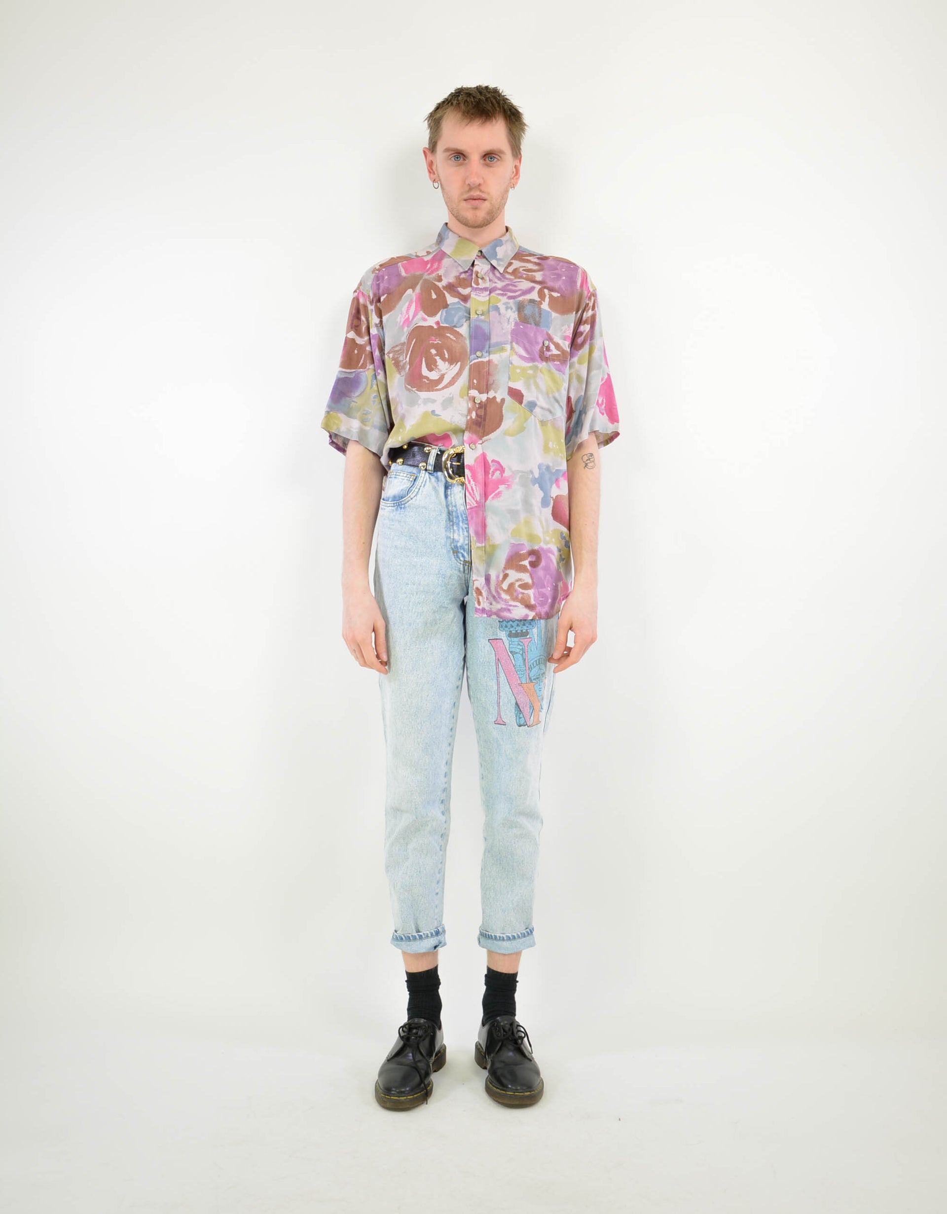 80s print shirt - PICKNWEIGHT - VINTAGE KILO STORE