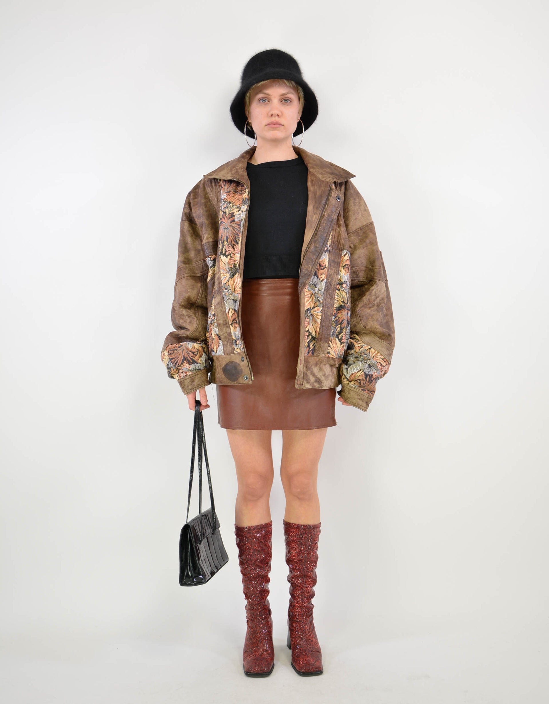Leather jacket - PICKNWEIGHT - VINTAGE KILO STORE