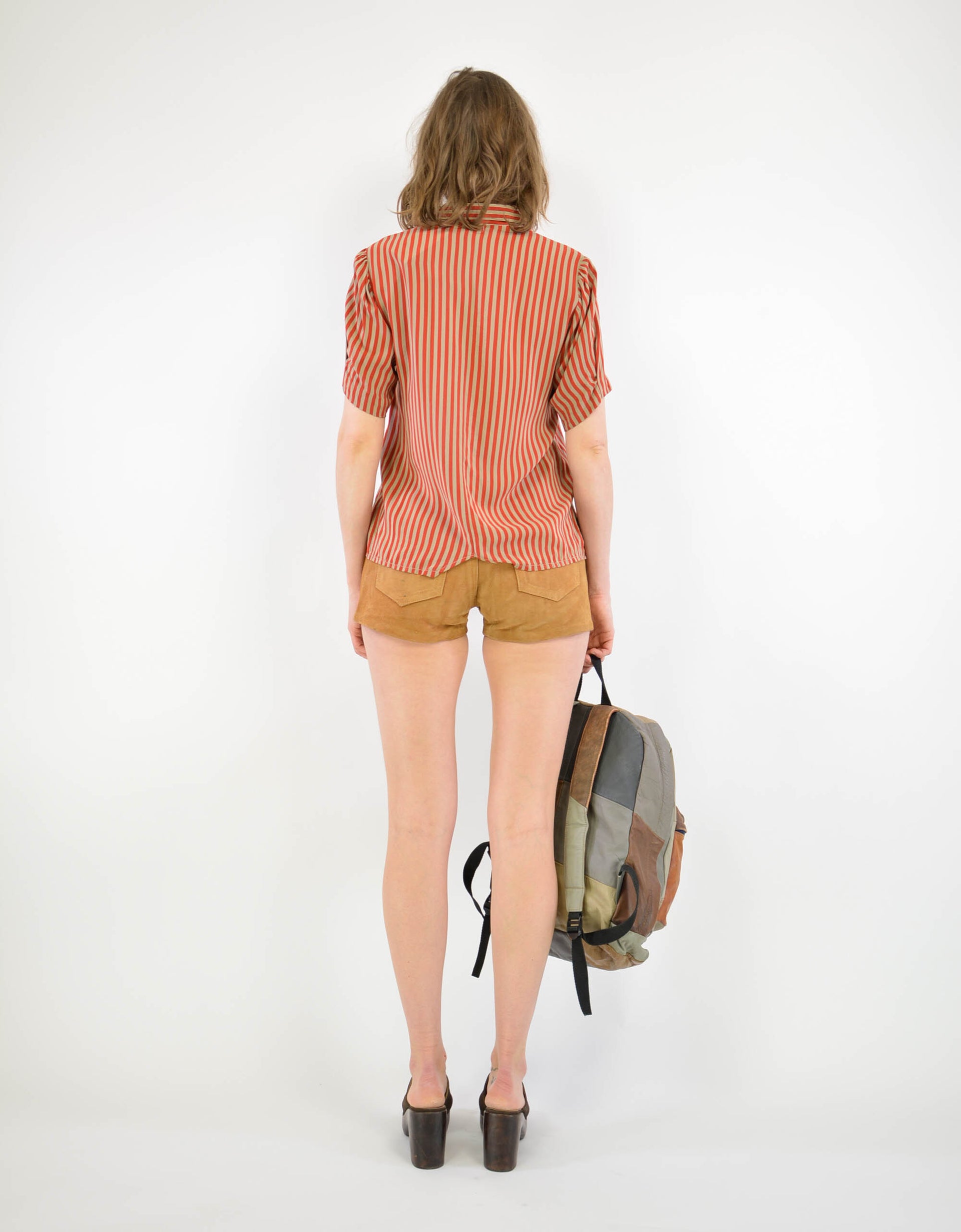 Striped silk blouse - PICKNWEIGHT - VINTAGE KILO STORE