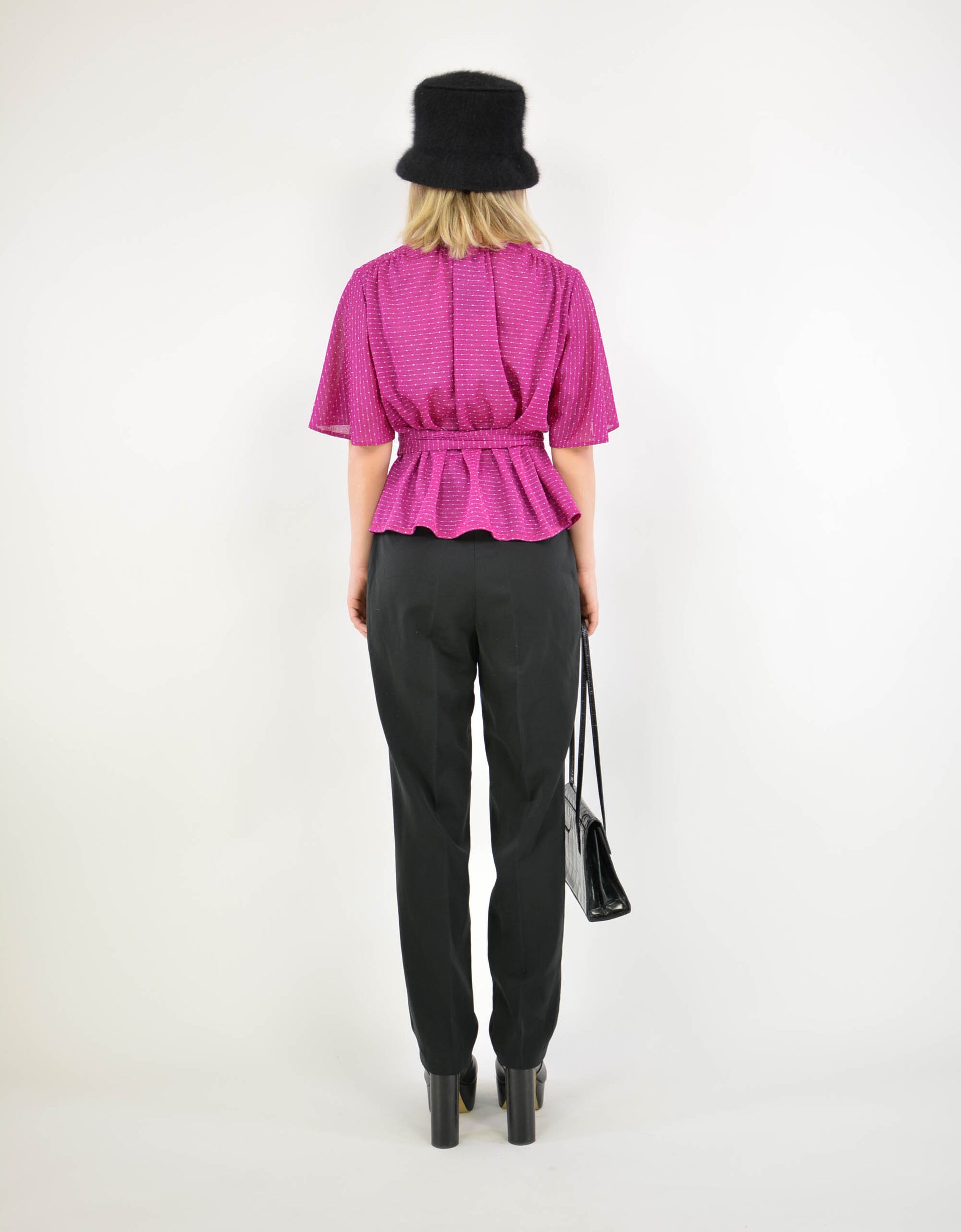 80s lurex blouse - PICKNWEIGHT - VINTAGE KILO STORE