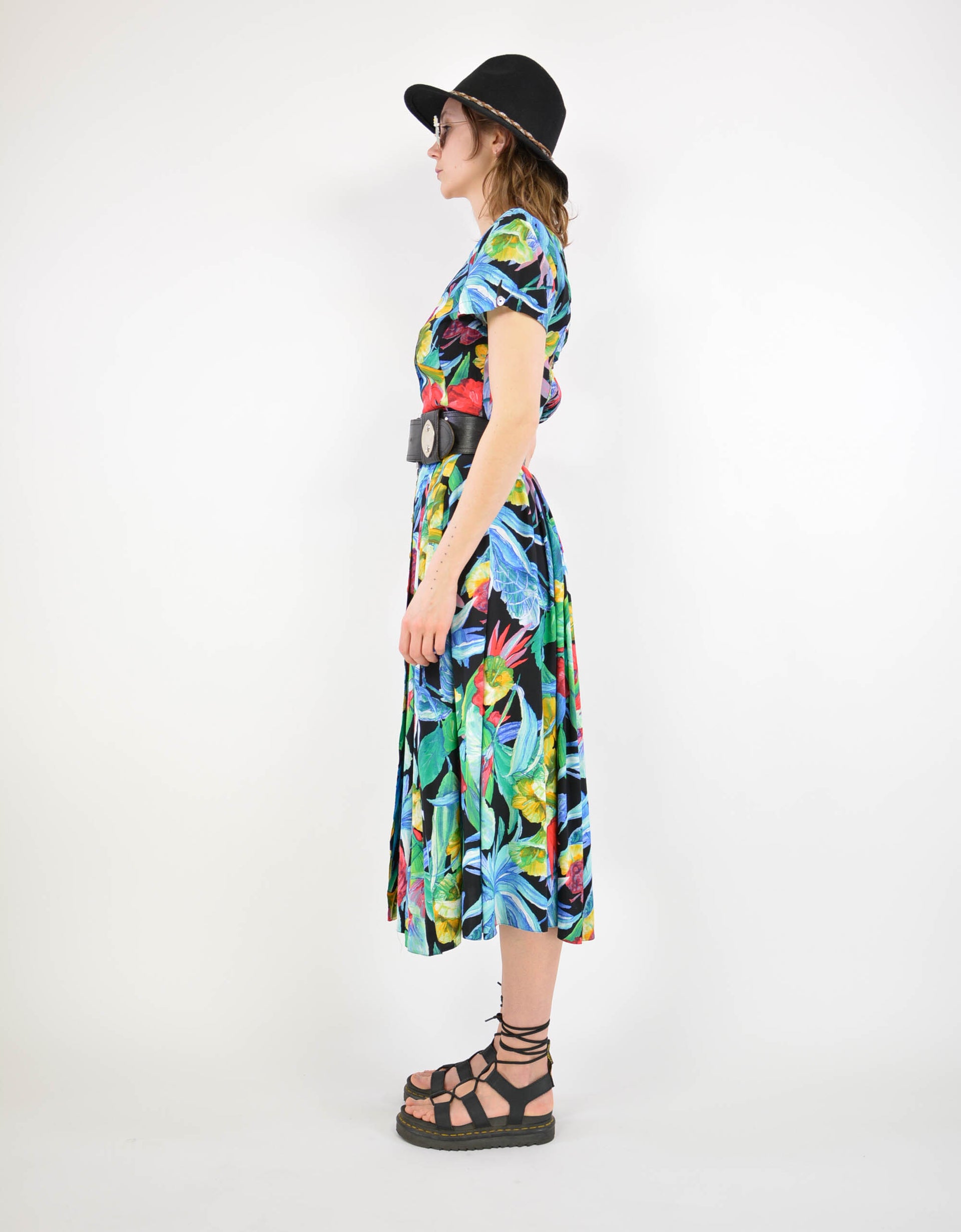 90s flower dress - PICKNWEIGHT - VINTAGE KILO STORE
