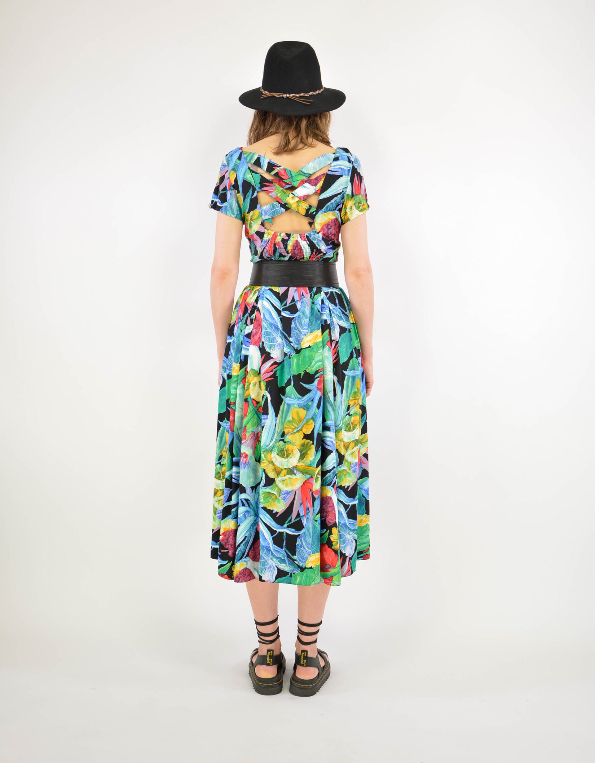 90s flower dress - PICKNWEIGHT - VINTAGE KILO STORE