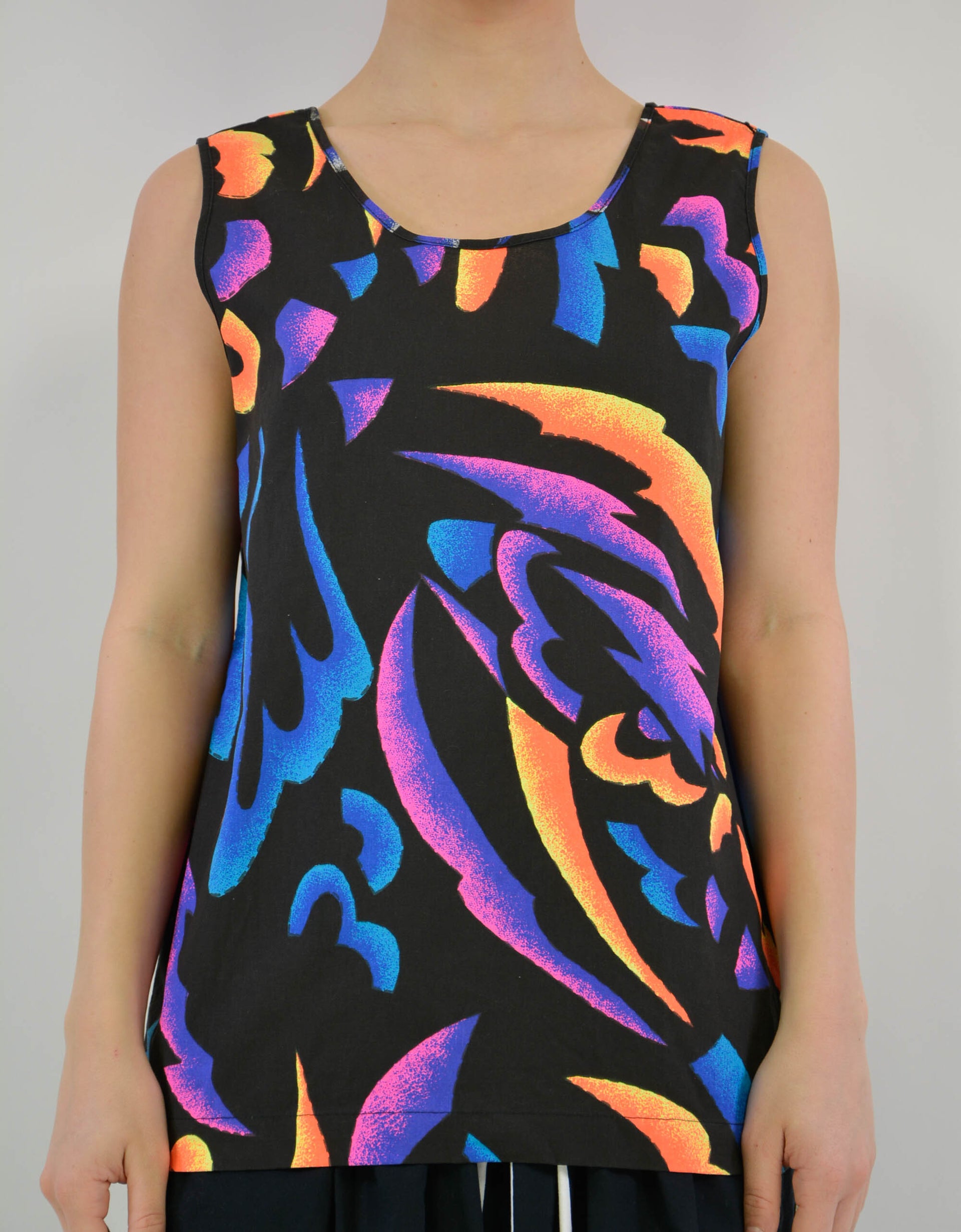 80s print top - PICKNWEIGHT - VINTAGE KILO STORE