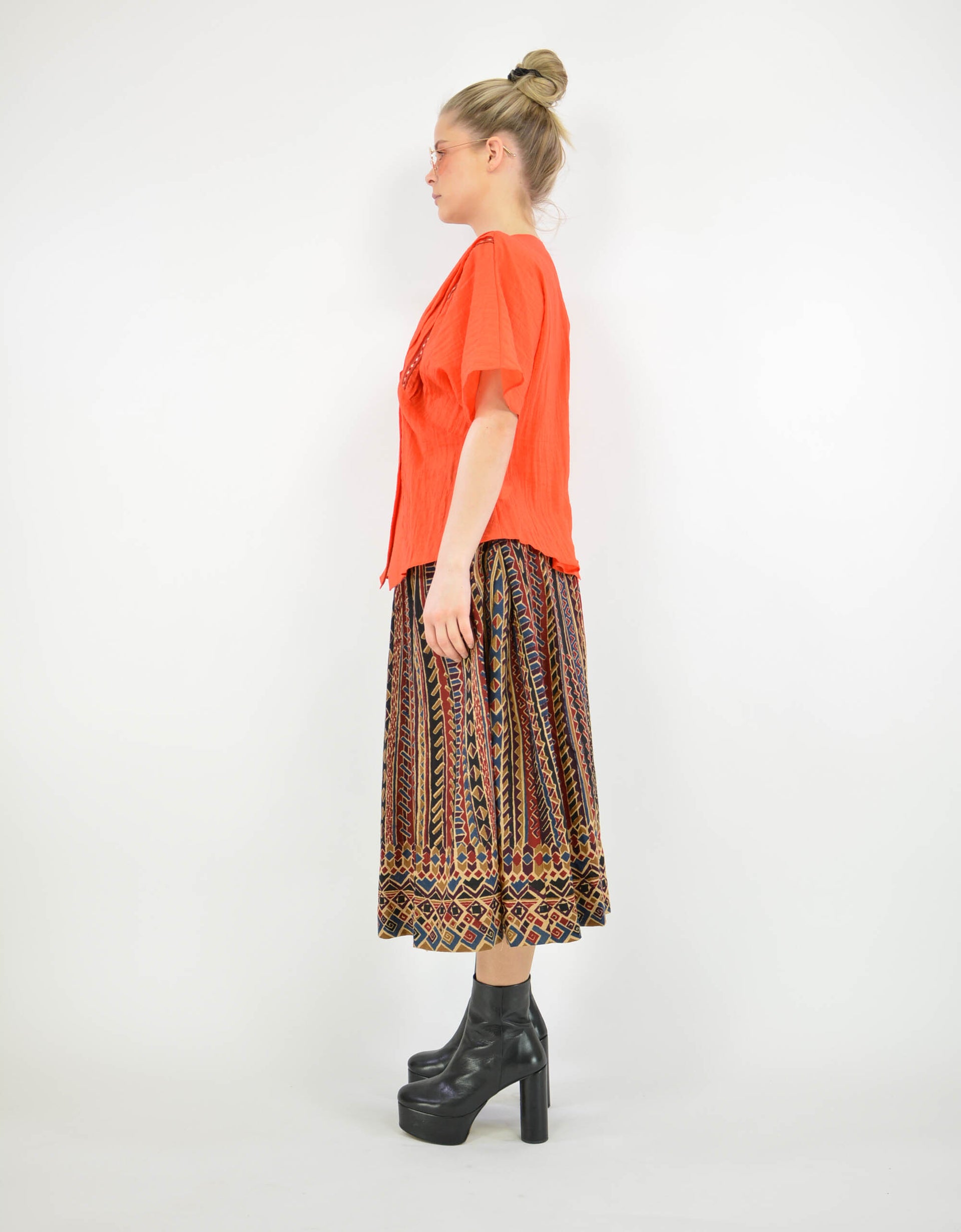 90s print skirt - PICKNWEIGHT - VINTAGE KILO STORE