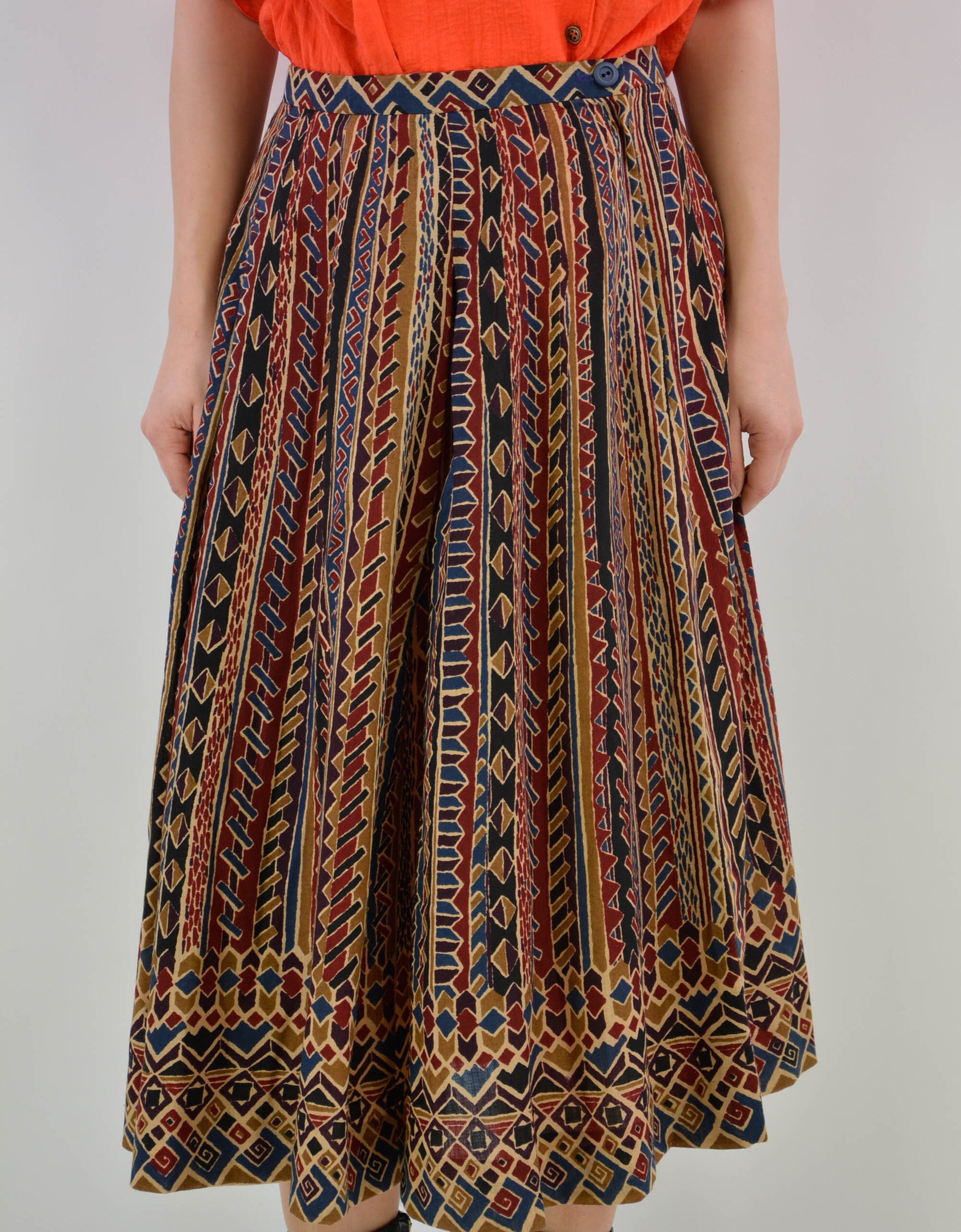 90s print skirt - PICKNWEIGHT - VINTAGE KILO STORE