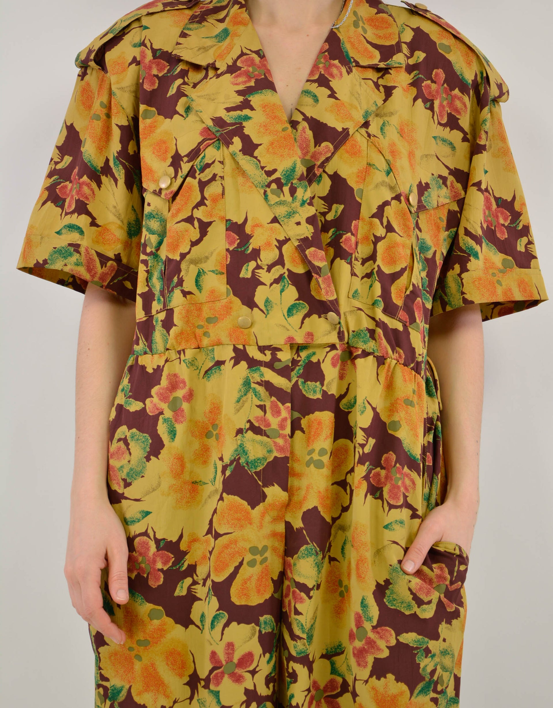 Floral jumpsuit - PICKNWEIGHT - VINTAGE KILO STORE