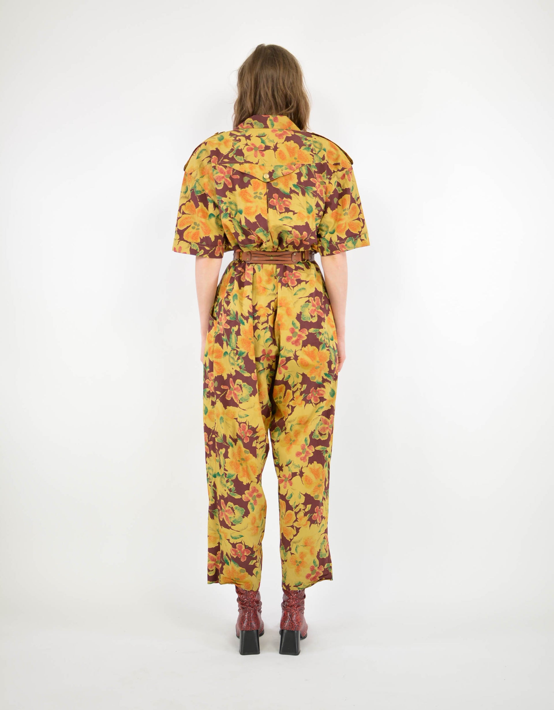 Floral jumpsuit - PICKNWEIGHT - VINTAGE KILO STORE