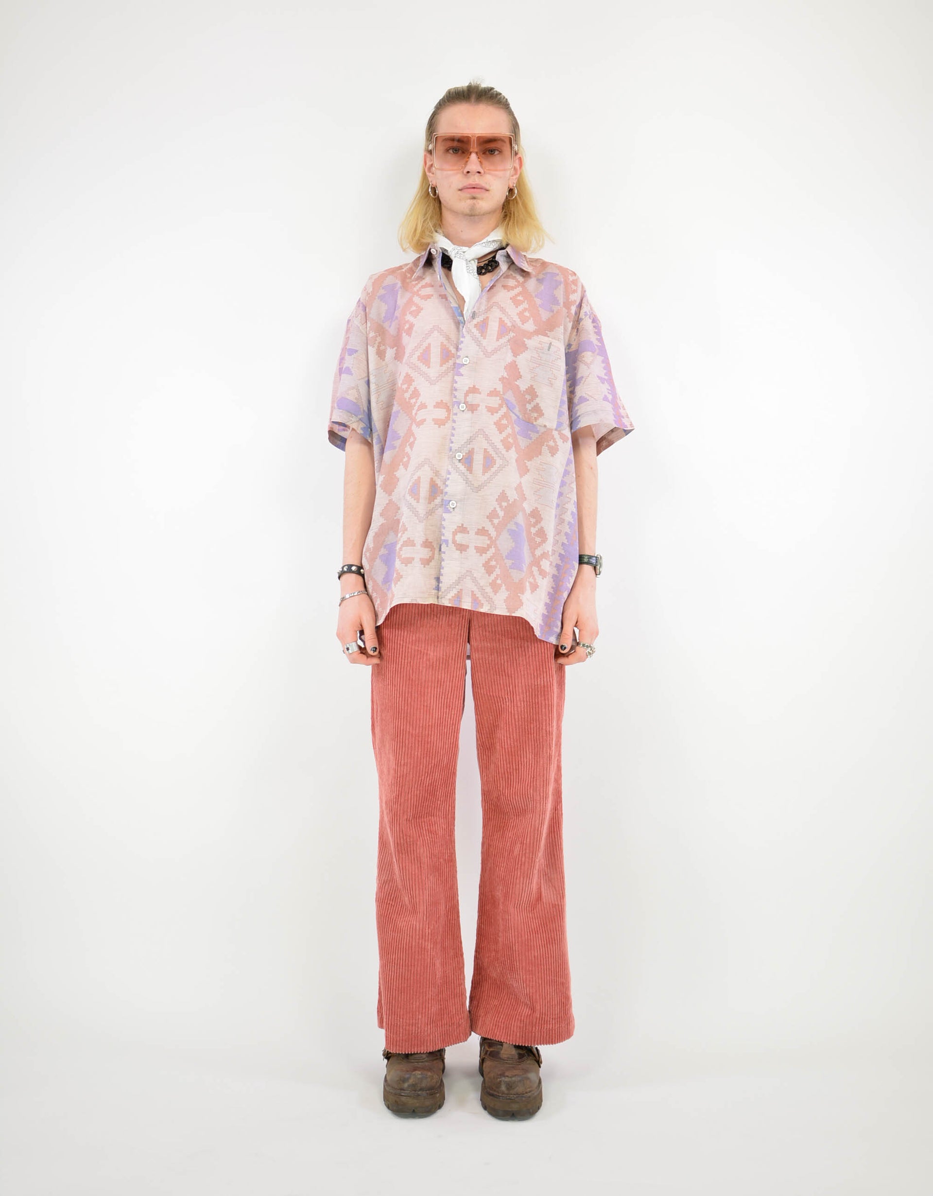 80s print shirt - PICKNWEIGHT - VINTAGE KILO STORE