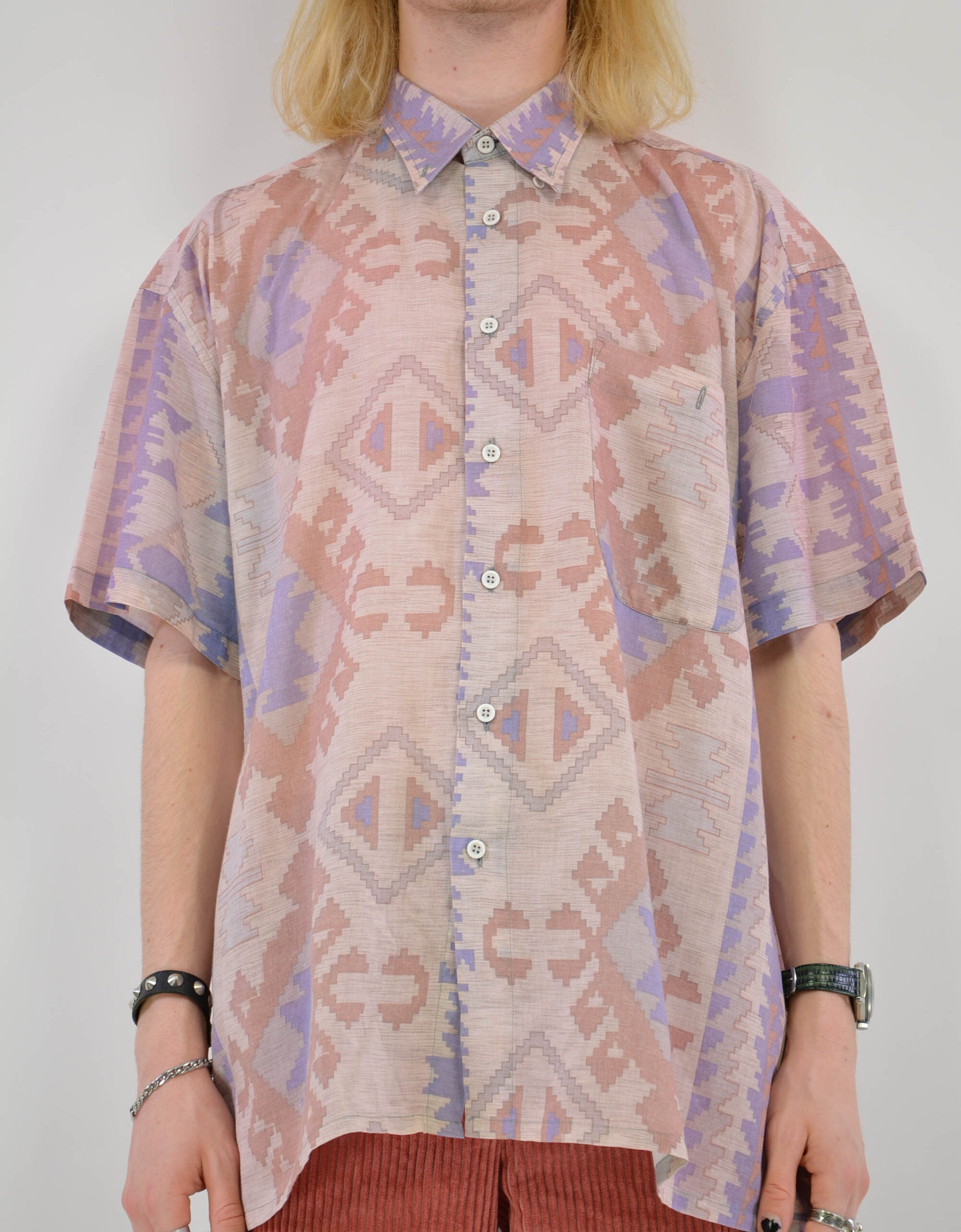 80s print shirt - PICKNWEIGHT - VINTAGE KILO STORE