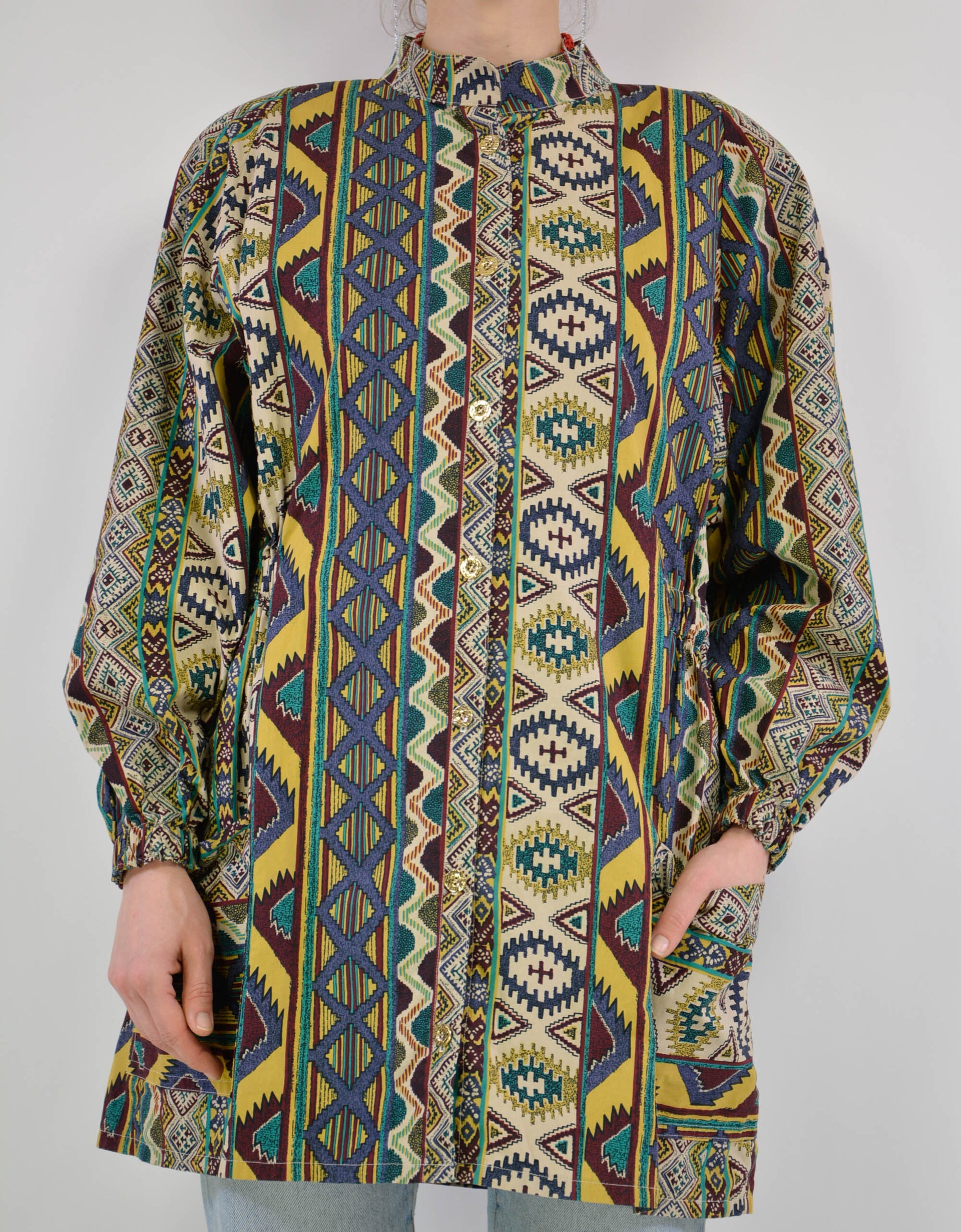 80s print jacket - PICKNWEIGHT - VINTAGE KILO STORE