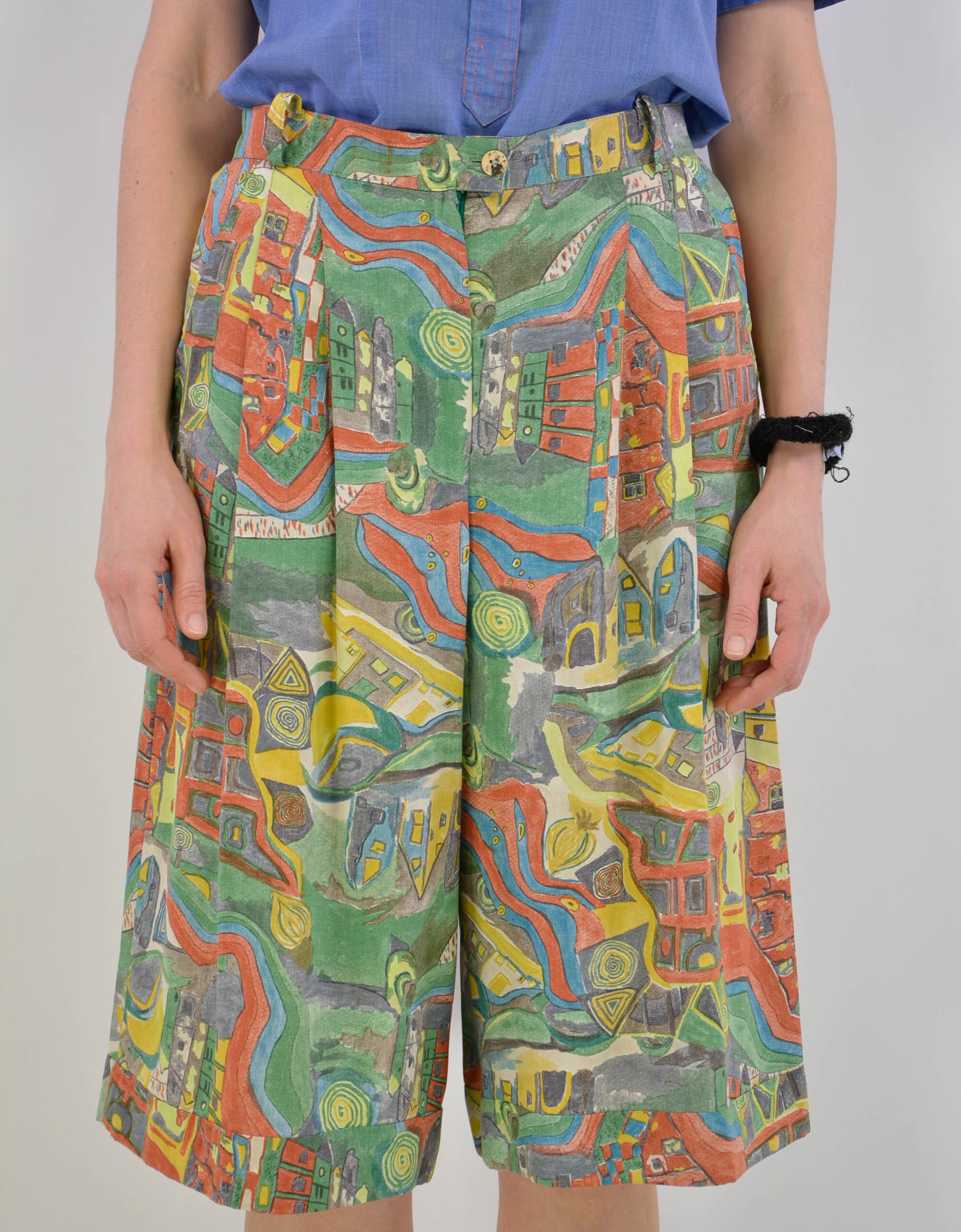 80s print short - PICKNWEIGHT - VINTAGE KILO STORE