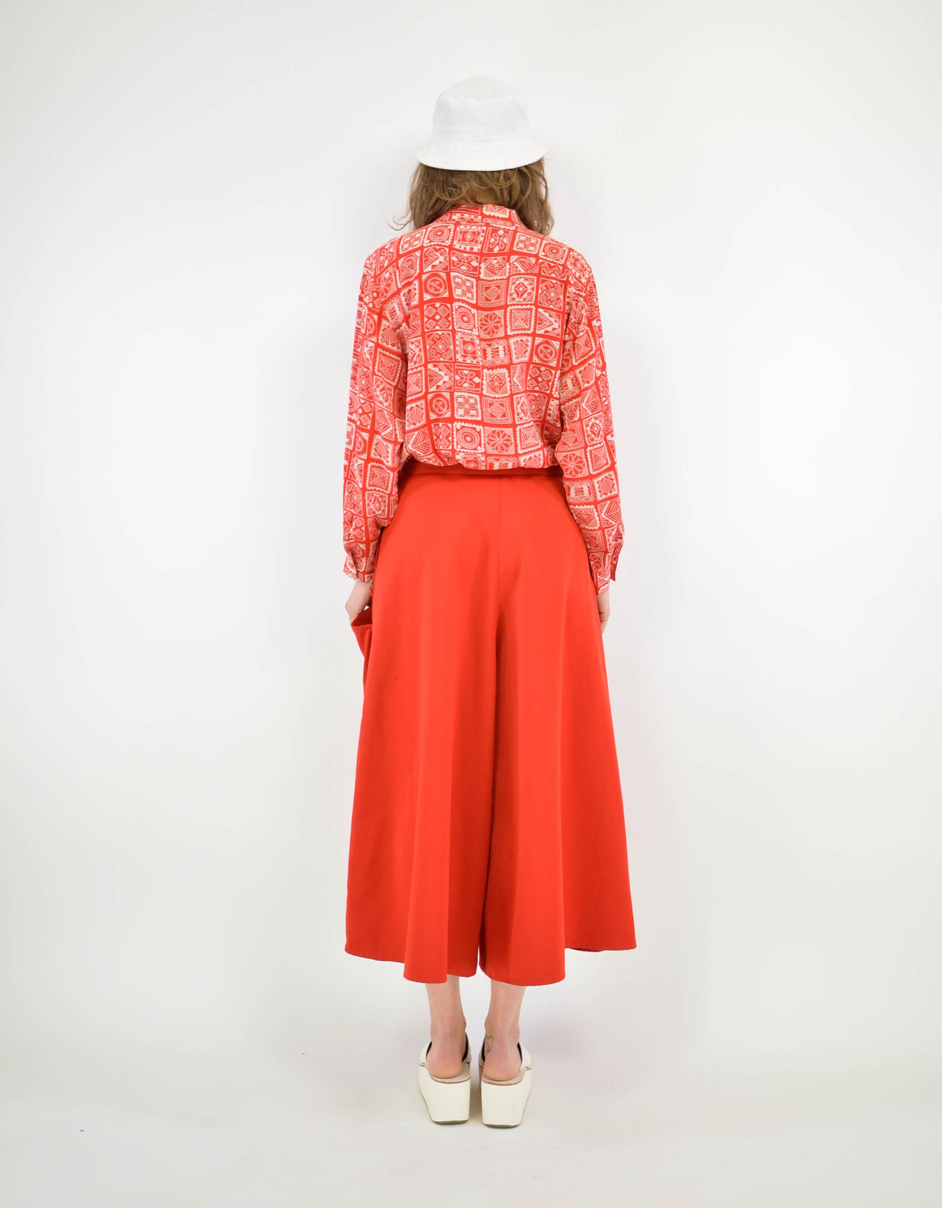 90s print blouse - PICKNWEIGHT - VINTAGE KILO STORE