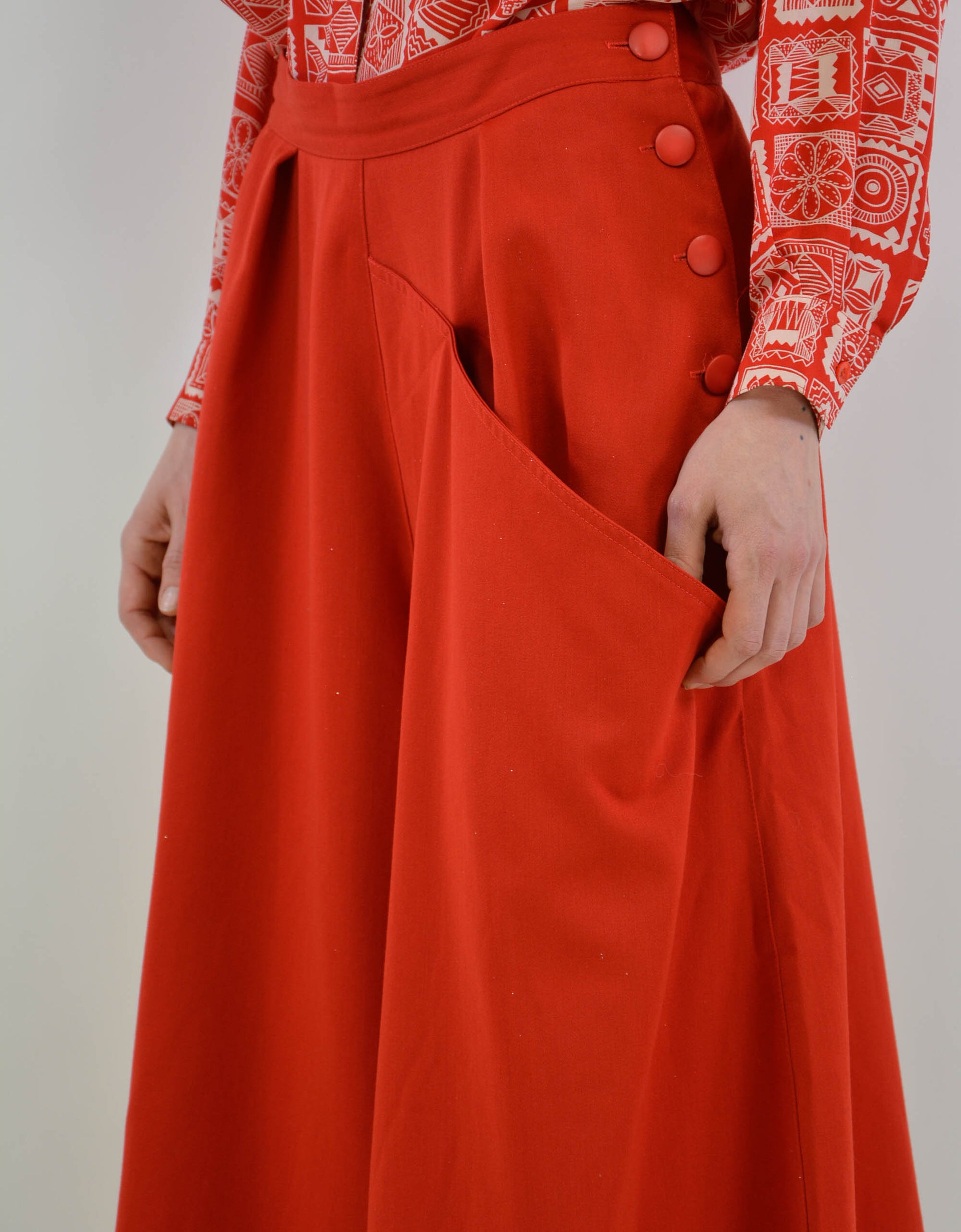 Red pant - PICKNWEIGHT - VINTAGE KILO STORE