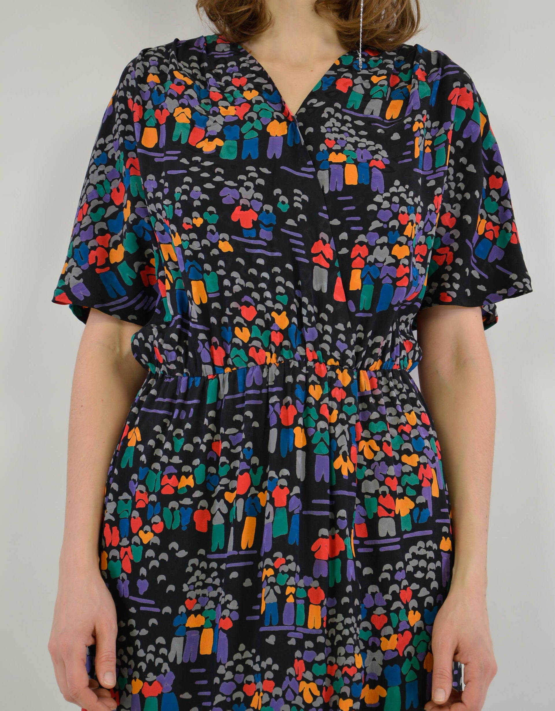 80s print dress - PICKNWEIGHT - VINTAGE KILO STORE