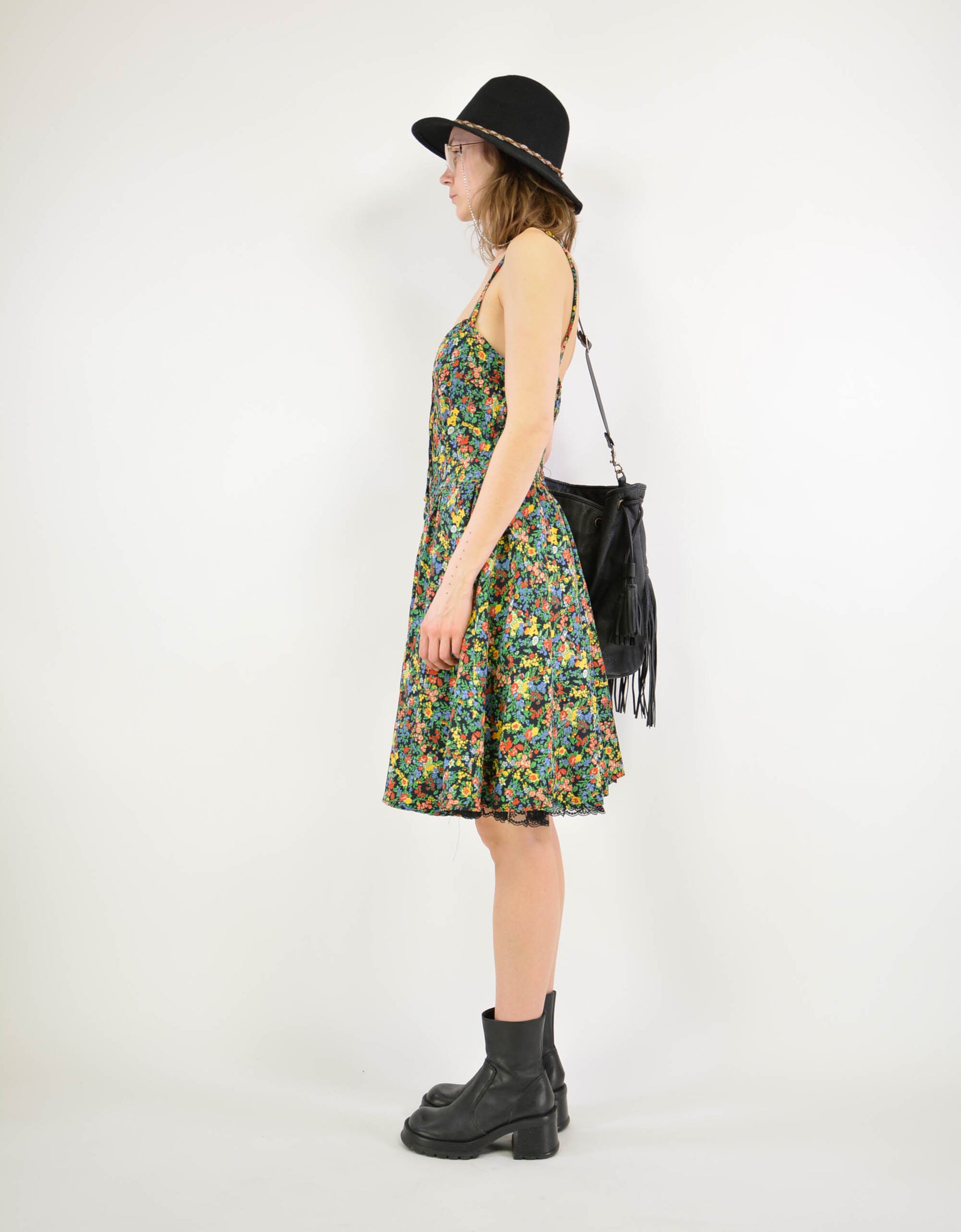Flower print dress - PICKNWEIGHT - VINTAGE KILO STORE
