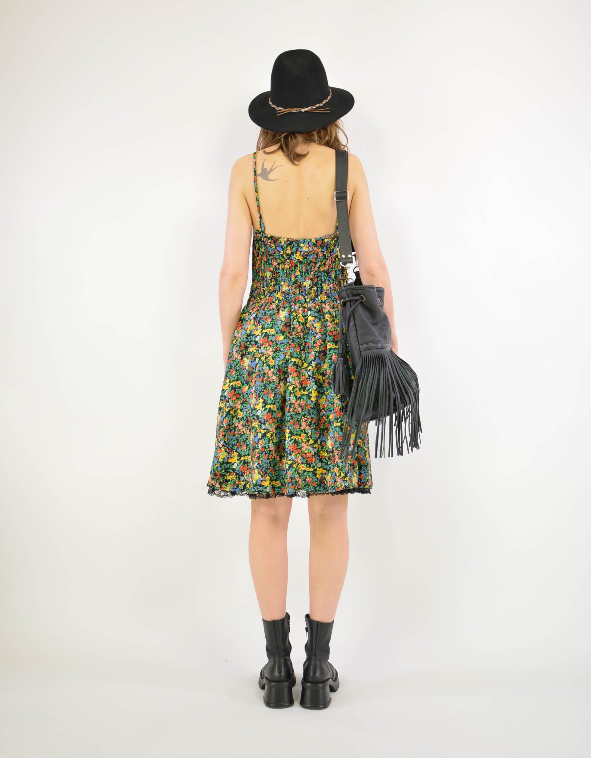 Flower print dress - PICKNWEIGHT - VINTAGE KILO STORE