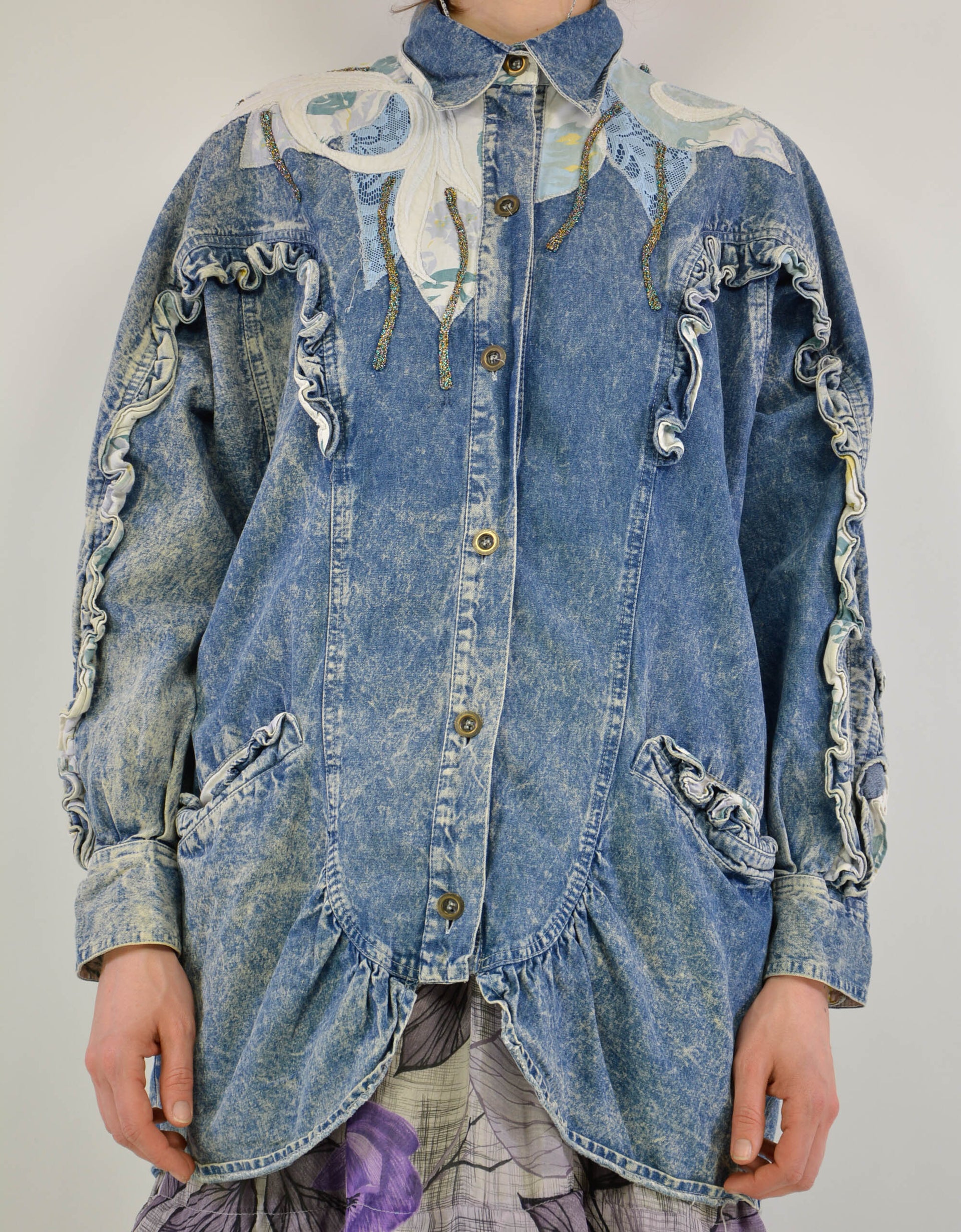 80s denim jacket - PICKNWEIGHT - VINTAGE KILO STORE