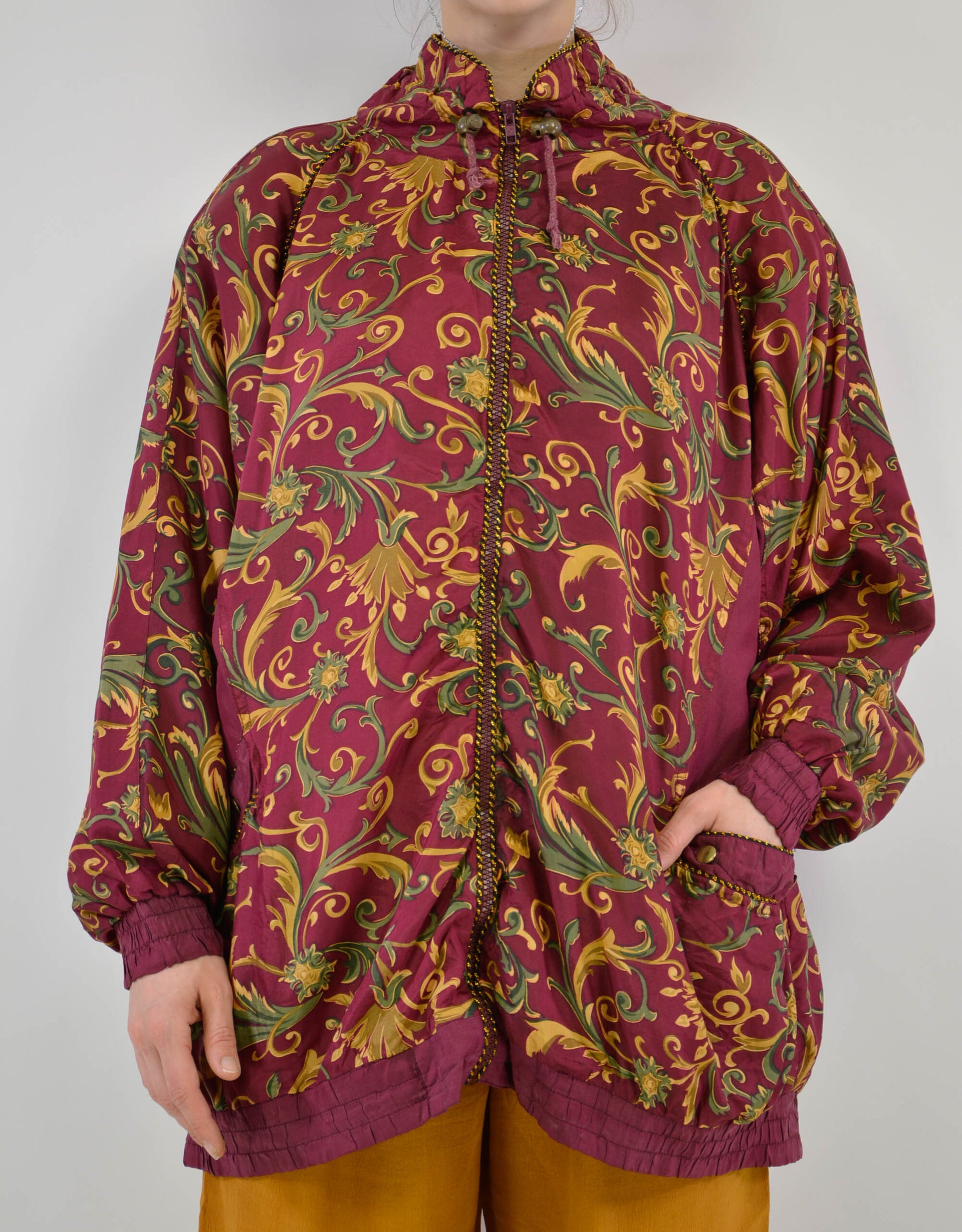 Flower silk jacket - PICKNWEIGHT - VINTAGE KILO STORE