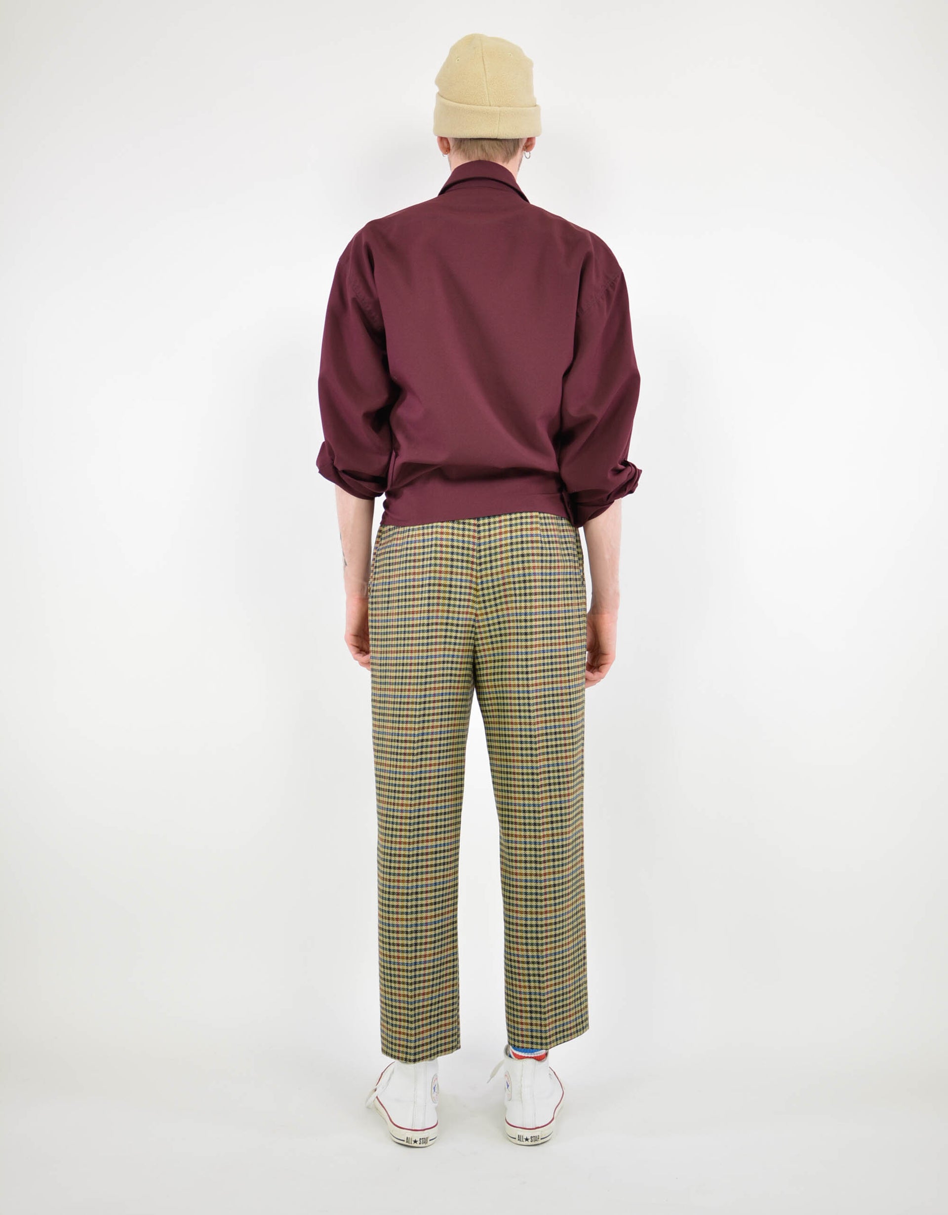 Wine red shirt - PICKNWEIGHT - VINTAGE KILO STORE